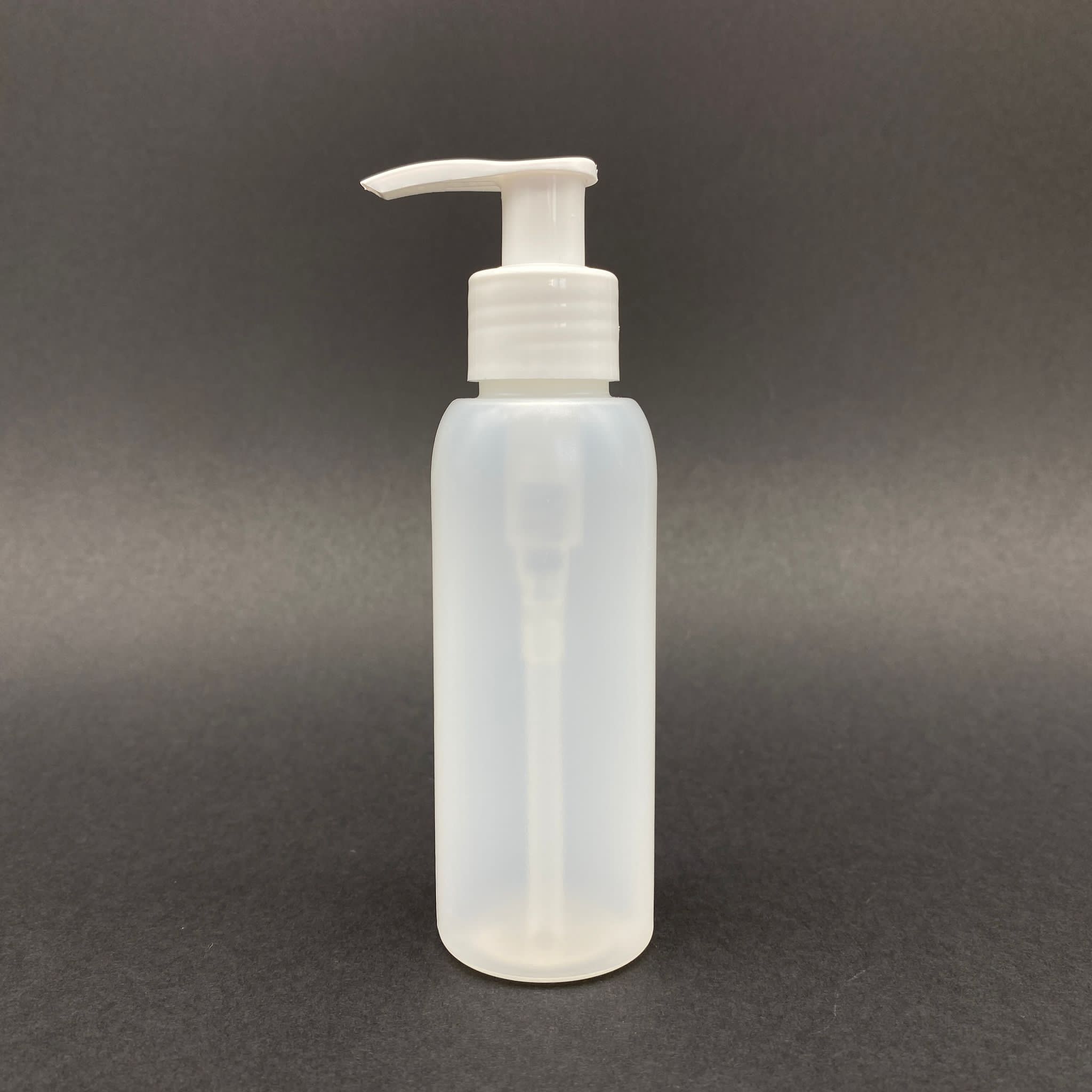 100 Cc Natürel Şişe - Beyaz Pompalı - 100 Ml Plastik Pompalı Şişe (Yoğun Kıvamlı Sıvılarda Tıkanmaz)