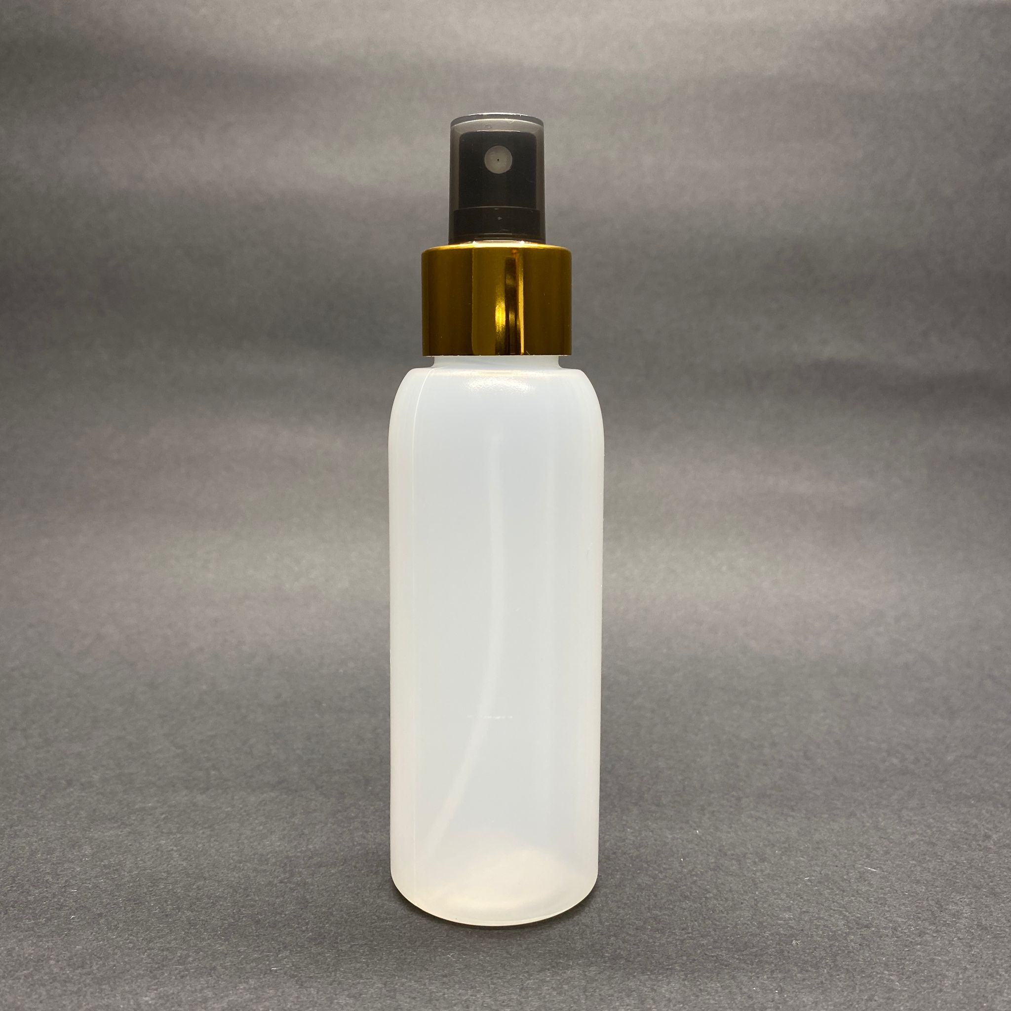 100 Cc Natürel Şişe - Gold Spreyli - 100 Ml Plastik Spreyli Şişe