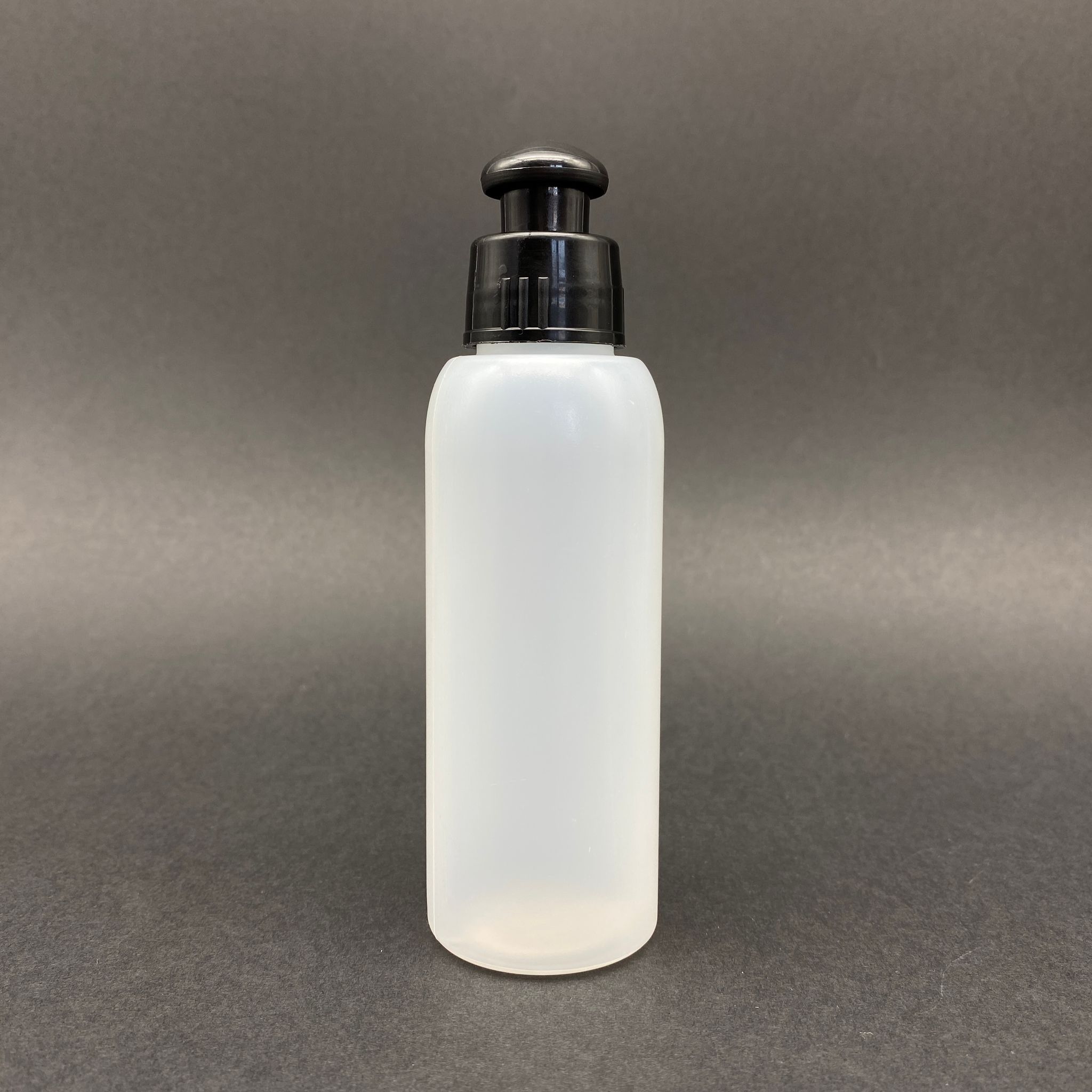 100 Cc Natürel Şişe - Siyah Akıtıcılı Push Pull Kapaklı - 100 Ml Plastik Natürel Şişe