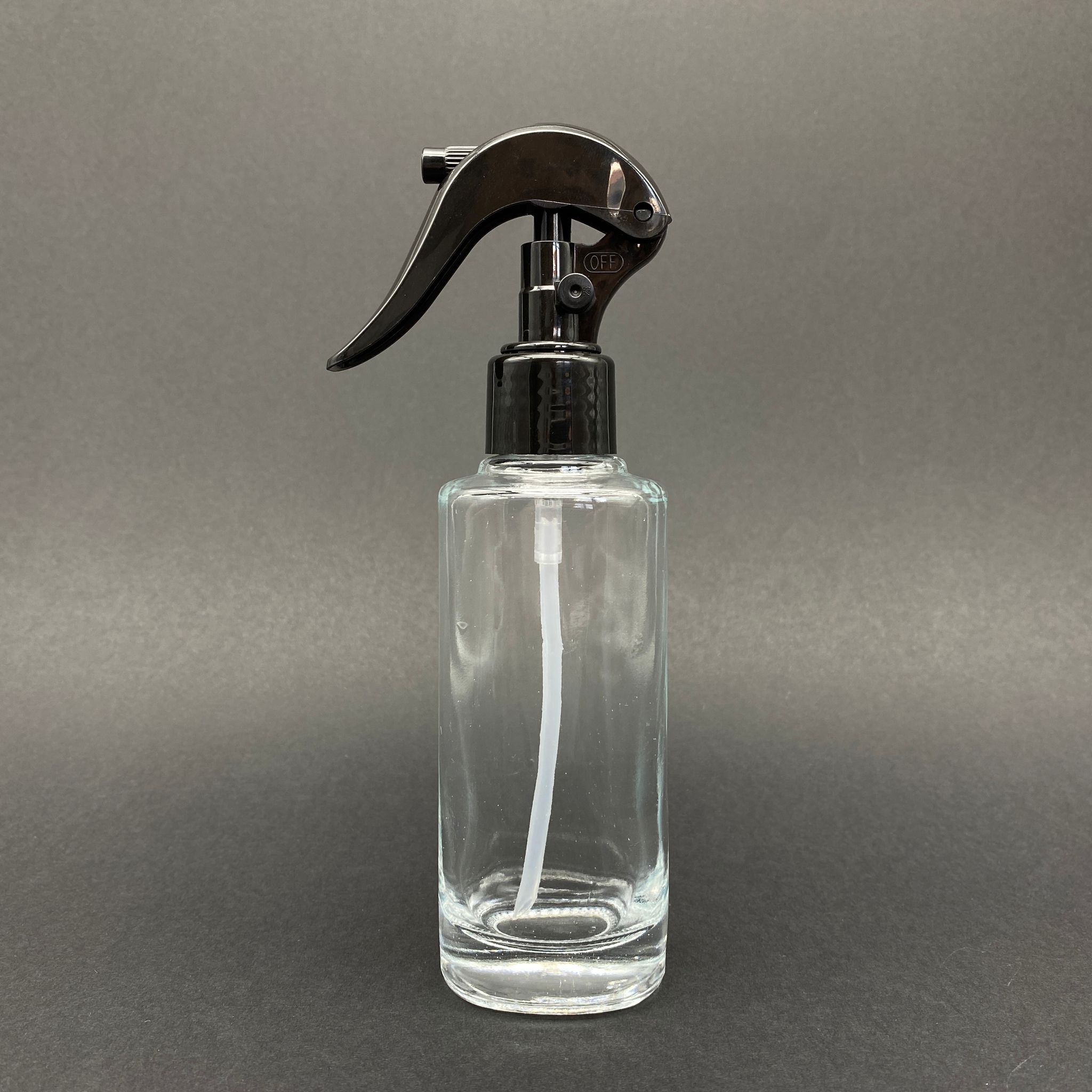 100 Cc Oval Oda Parfümü Şişesi - Siyah Triger Spreyli Takım - 100 Ml Cam Oda Parfüm Şişesi (Vidalı Ağız - Elle Kapanır - Tekrar Doldurulabilir)