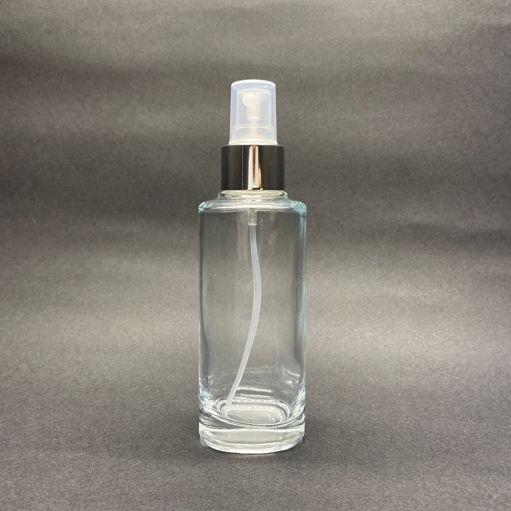 100 Cc Oval Parfüm Şişesi - Gümüş Spreyli Takım - 100 Ml Cam Oval Parfüm Şişesi (Vidalı Ağız - Tekrar Doldurulabilir)