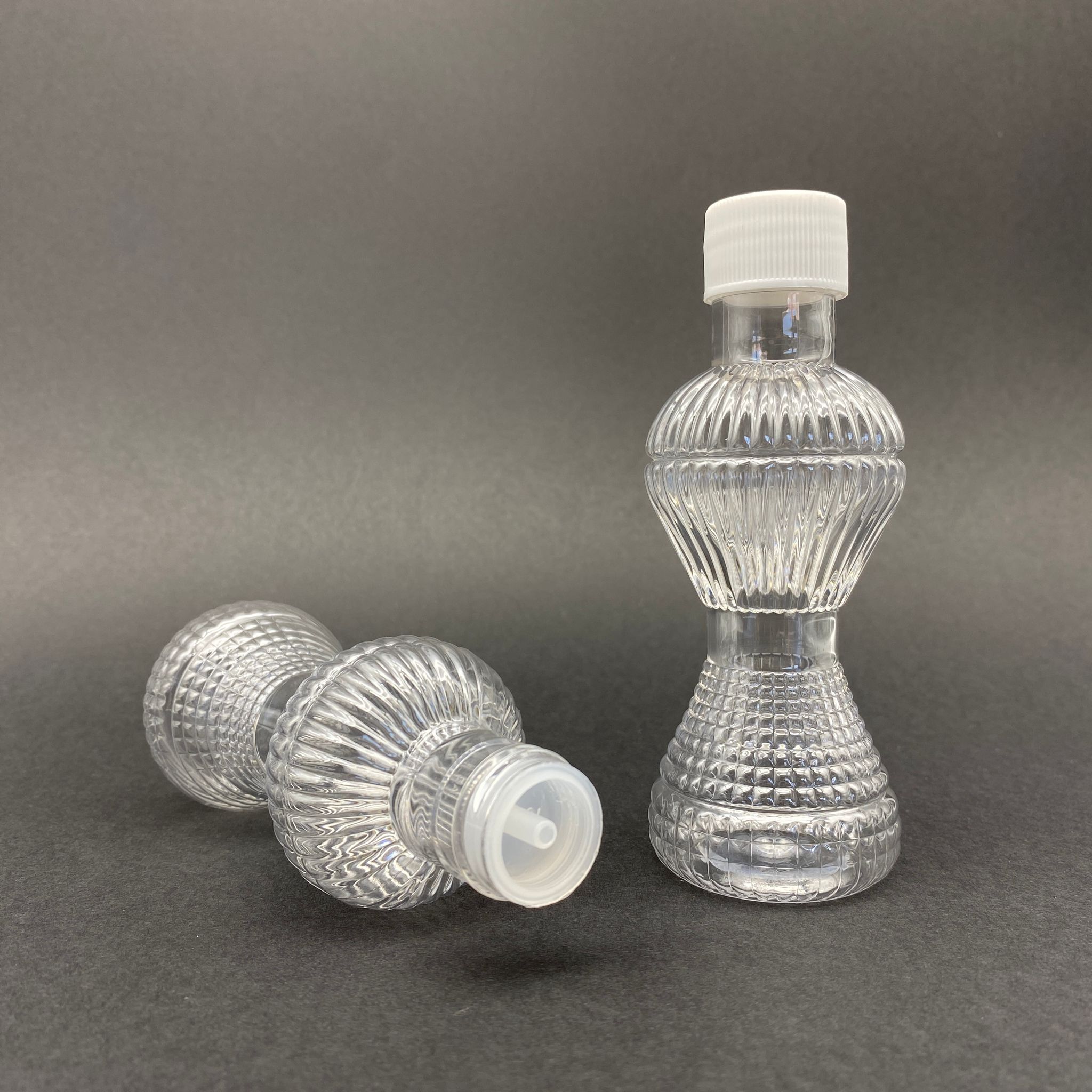 100 Cc Pırlanta Kolonya Şişesi - Campet - Beyaz Kapaklı Kolonya Tıpalı - 100 Ml Campet Kolonya Şişesi