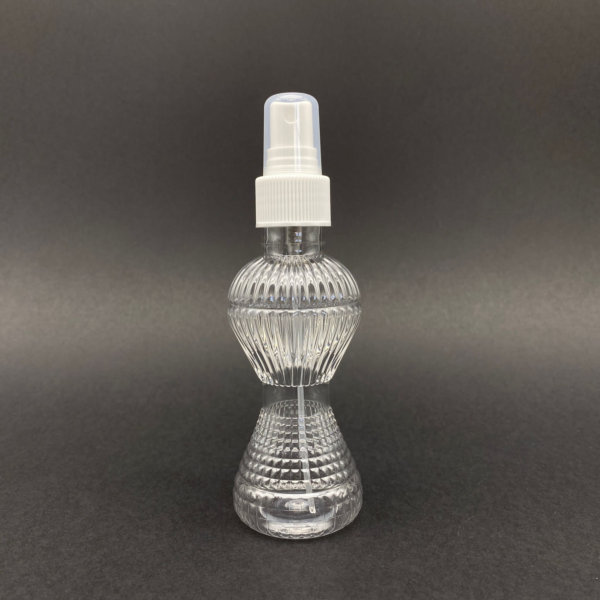100 Cc Pırlanta Model Pet Şişe - Beyaz Spreyli - 100 Ml Spreyli Plastik Şişe