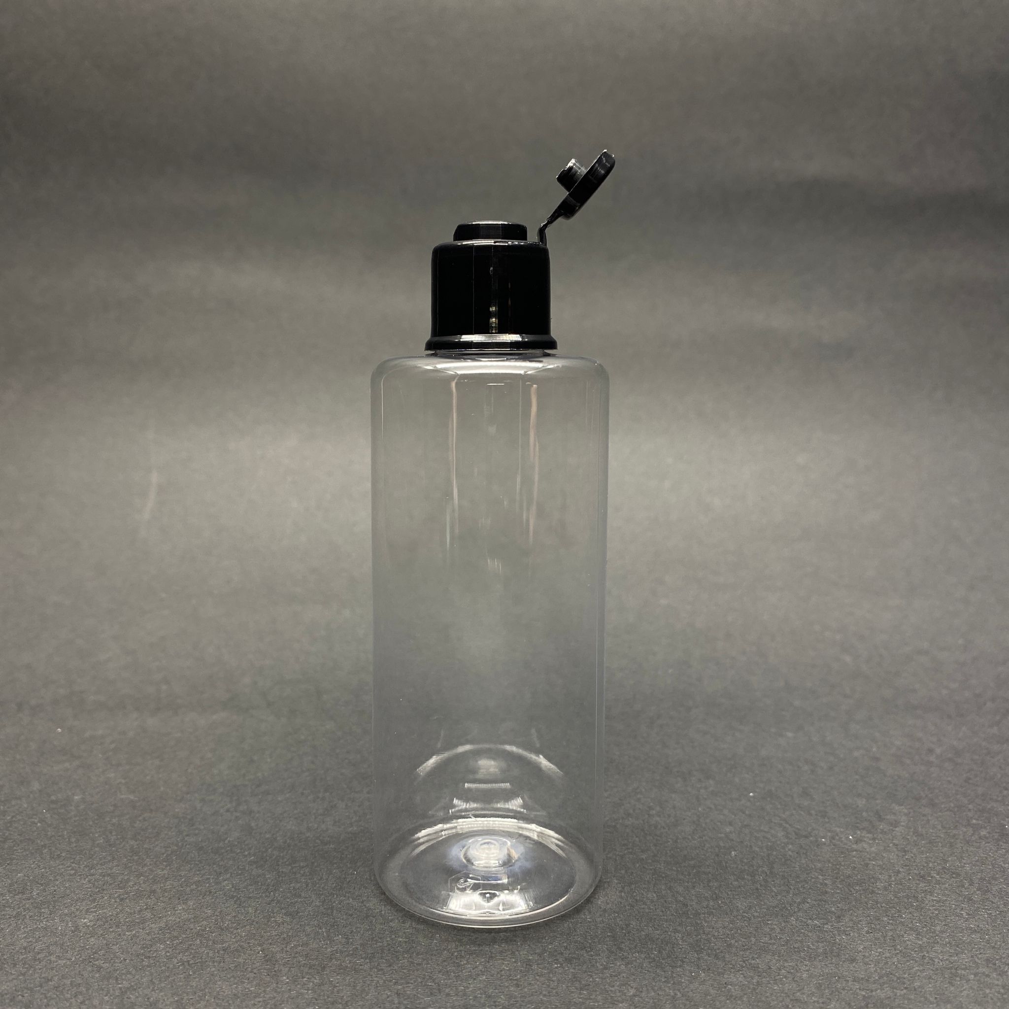 100 Cc Plastik Şişe - Siyah Yeni Tip Fliptop Kapaklı  - 100 Ml Açılır Kapanır Akıtıcılı Kapaklı Pet Şişe - 100 Ml Kolonya Peti