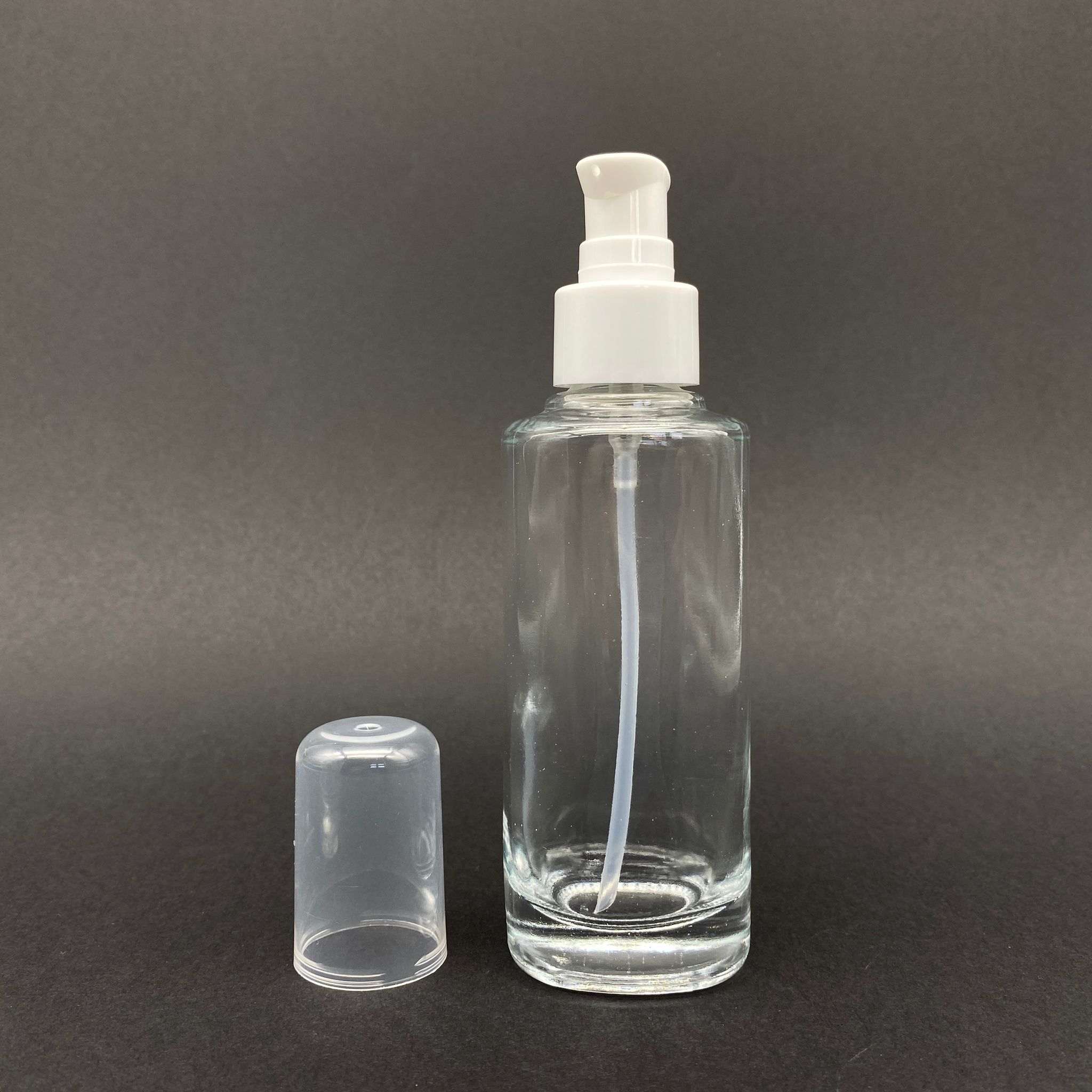 100 Cc Rebul Model Beyaz Losyon Pompalı Şişe - 100 Ml Cam Pompalı Şişe (Yoğun Kıvamlı Sıvılarda Kullanılır)