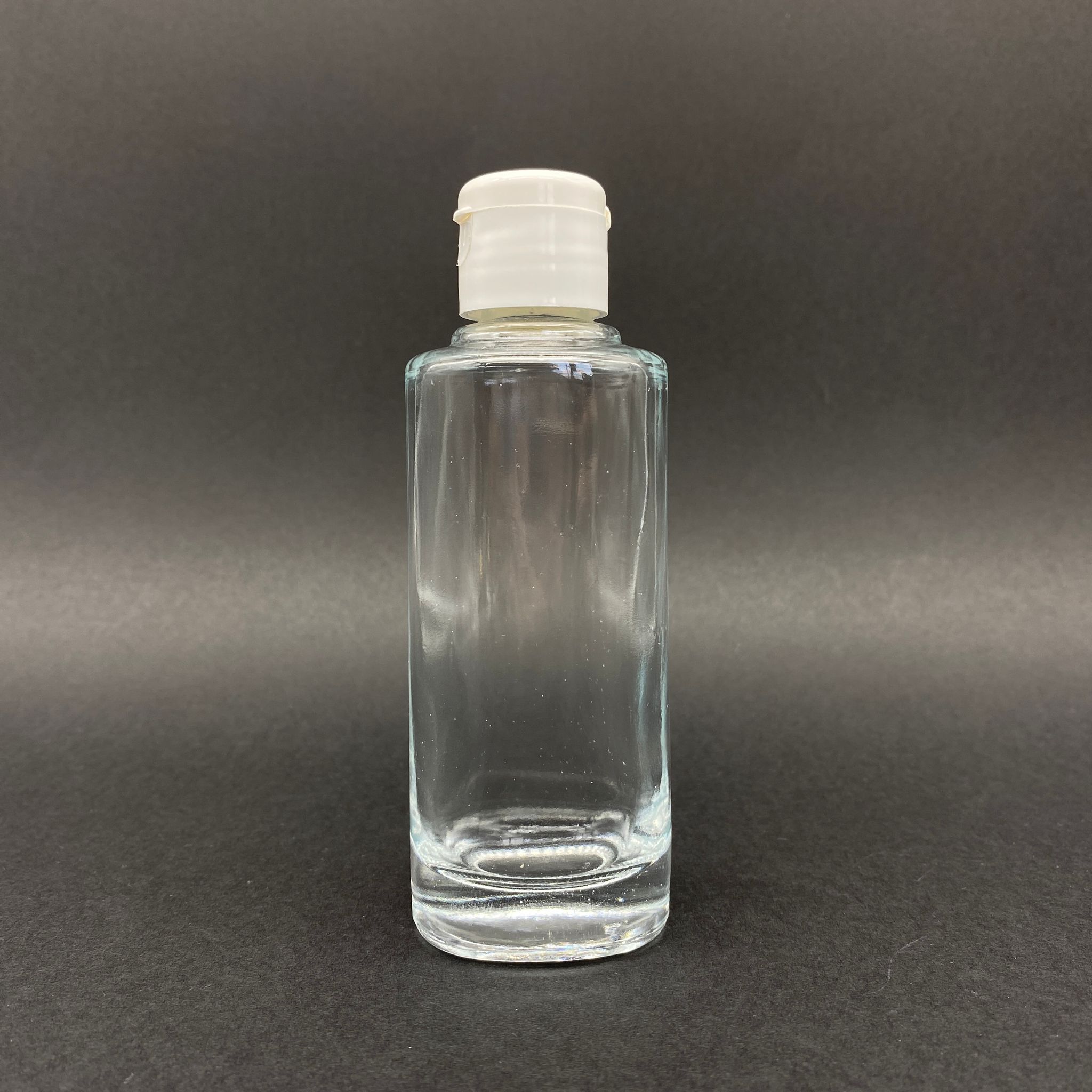 100 Cc Rebul Şişe - Beyaz Fliptop Kapaklı - 100 Ml Rebul Model Cam Akıtıcılı Şişe