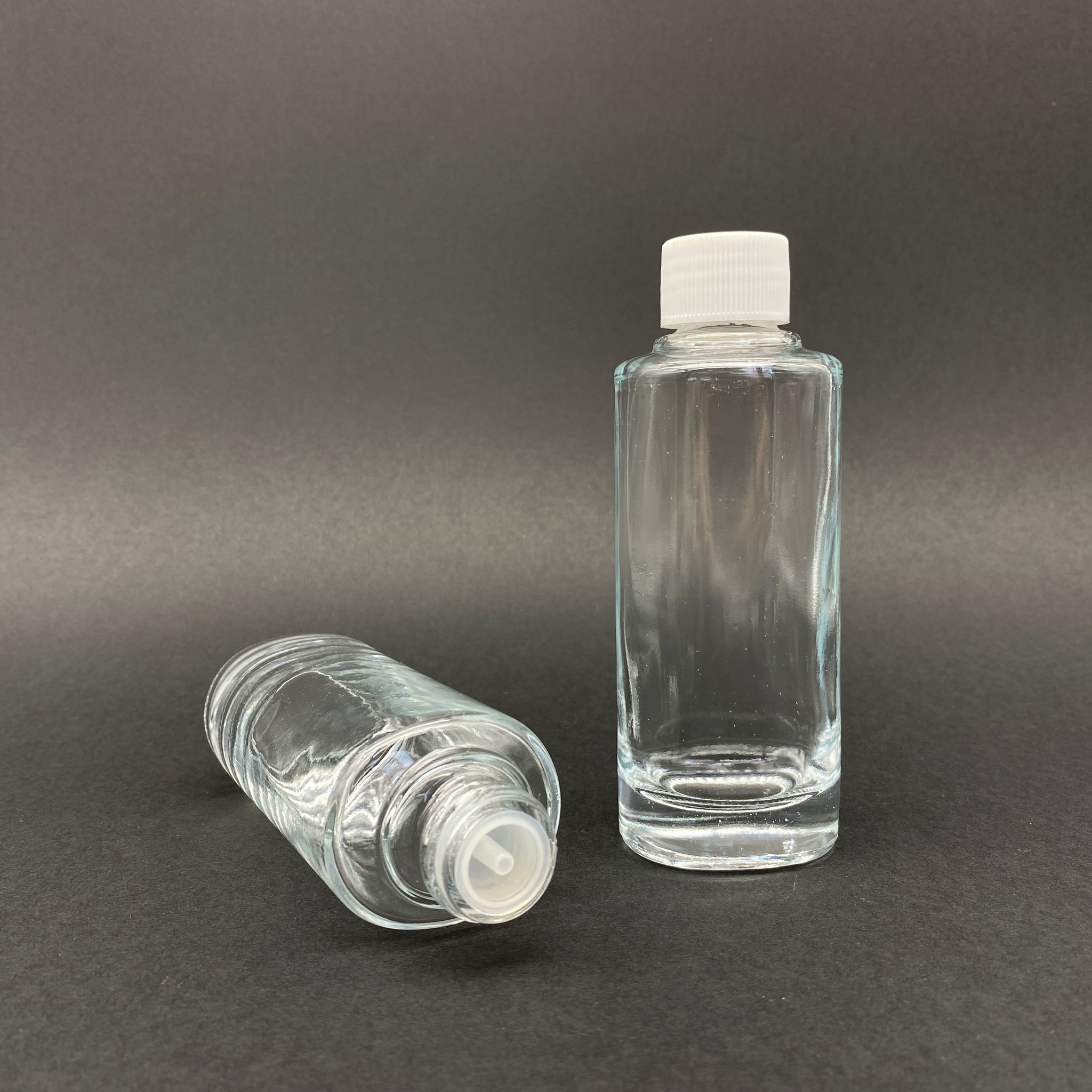 100 Cc Rebul Şişe - Beyaz Kapaklı - Kolonya Tıpalı - 100 Ml Rebul Model Cam Kolonya Şişesi
