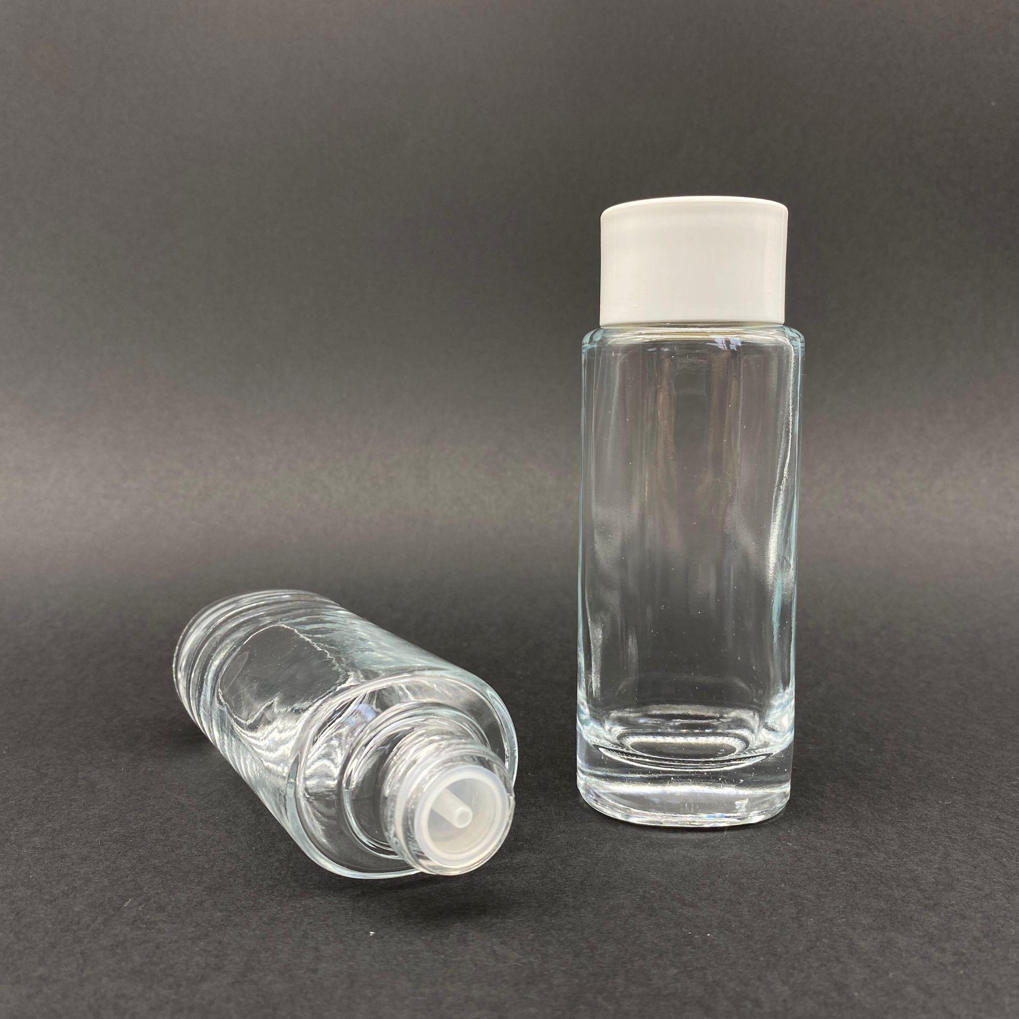 100 Cc Rebul Şişe - Beyaz Kolonya Kapaklı - Kolonya Tıpalı - 100 Ml Rebul Model Cam Kolonya Şişesi