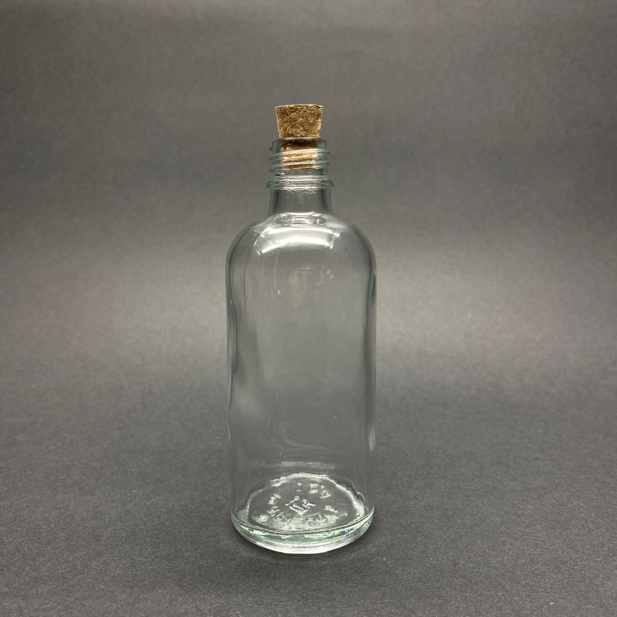 100 Cc Şeffaf Cam Şişe - Mantar Tıpalı - 100 Ml Mantarlı Saydam Cam Şişe