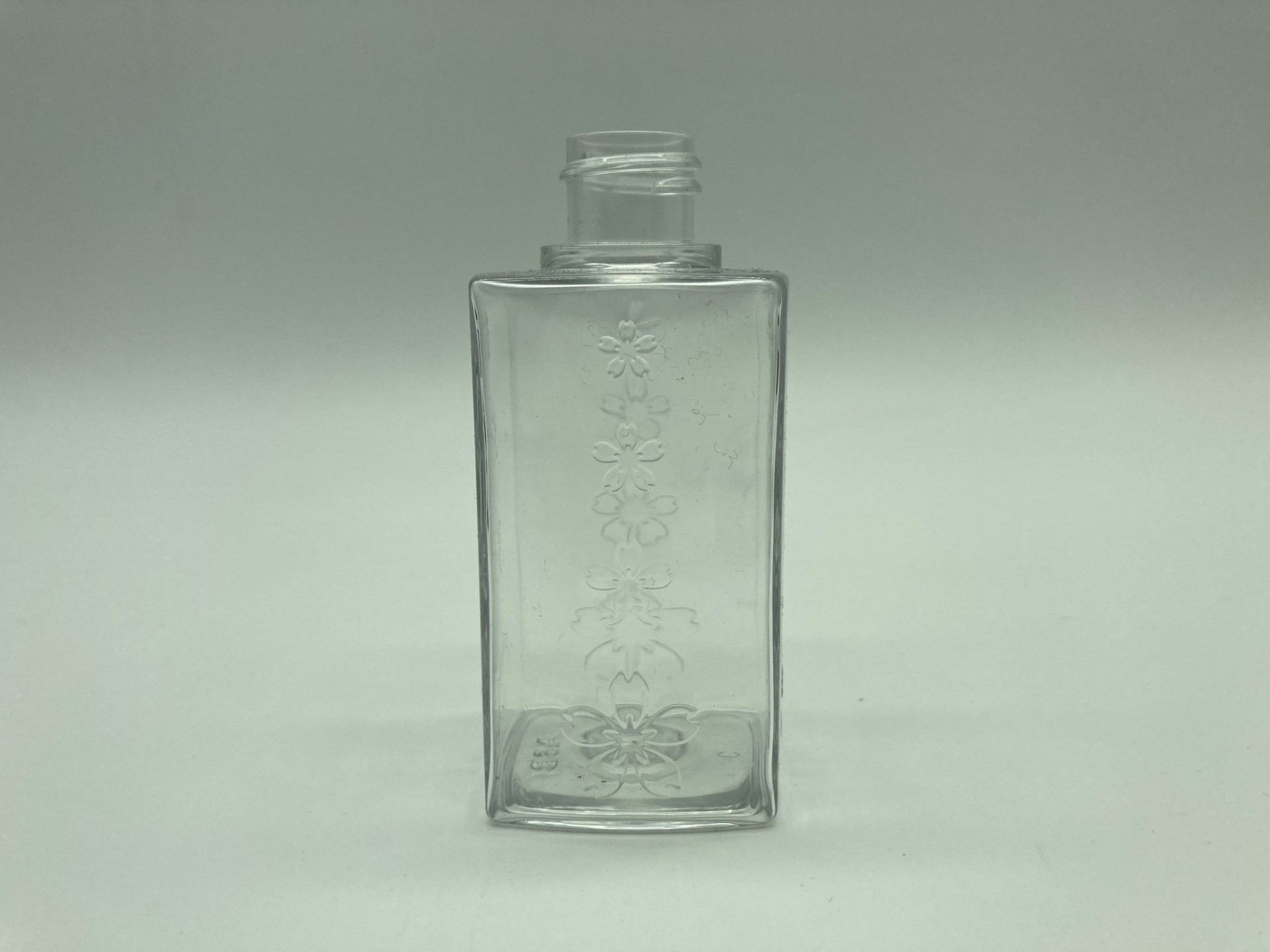 100 Cc Şeffaf Kare Sert Plastik Şişe Kapaksız (20 Ağız) - 100 Ml Plastik Şişe