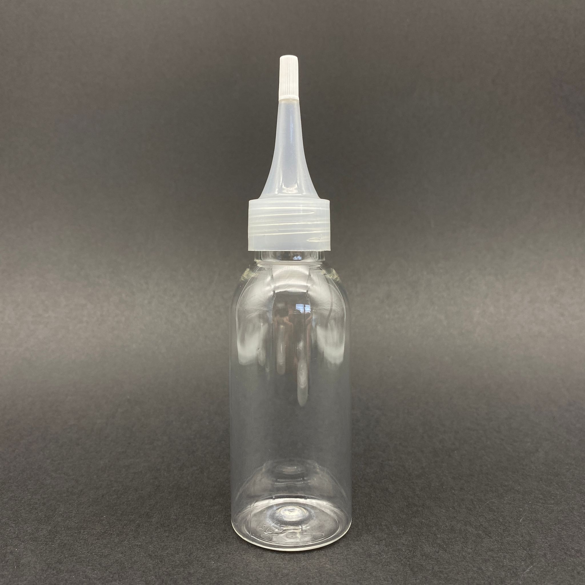 100 Cc Sert Pet Şişe - Akıtıcılı Kapaklı  - 100 Ml Plastik Akıtıcılı Şişe