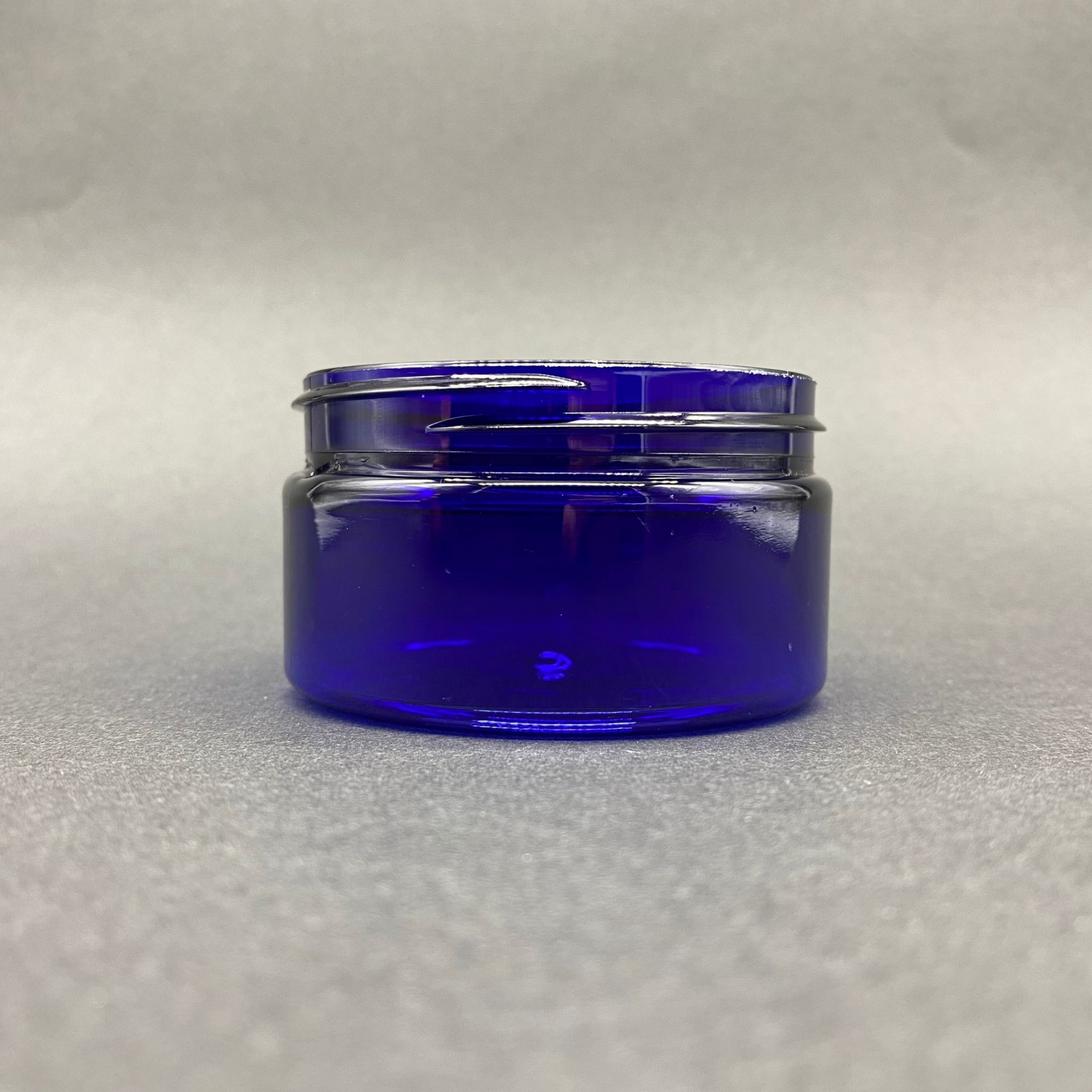 100 Cc Sert Plastik Mavi Krem Kavanozu Kapaksız (70 Ağız) - 100 Ml Plastik Kavanoz