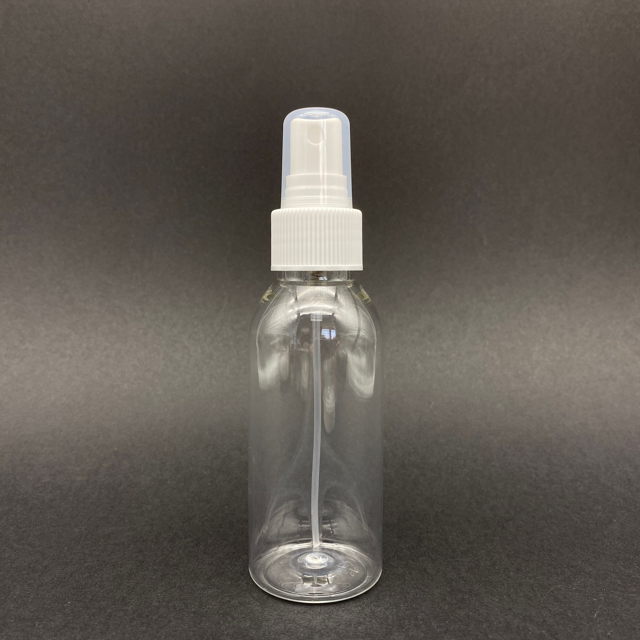 100 Cc Sert Plastik Şişe Beyaz Spreyli Takım - 100 Ml Spreyli Pet Şişe