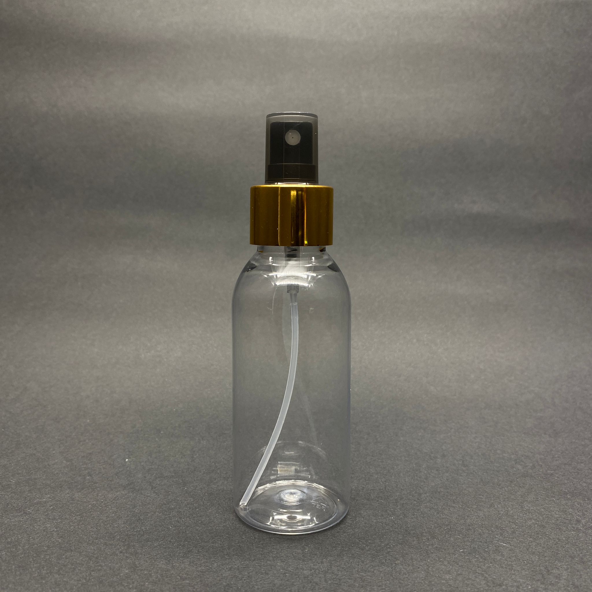 100 Cc Sert Plastik Şişe Gold Spreyli Takım - 100 Ml Spreyli Pet Şişe