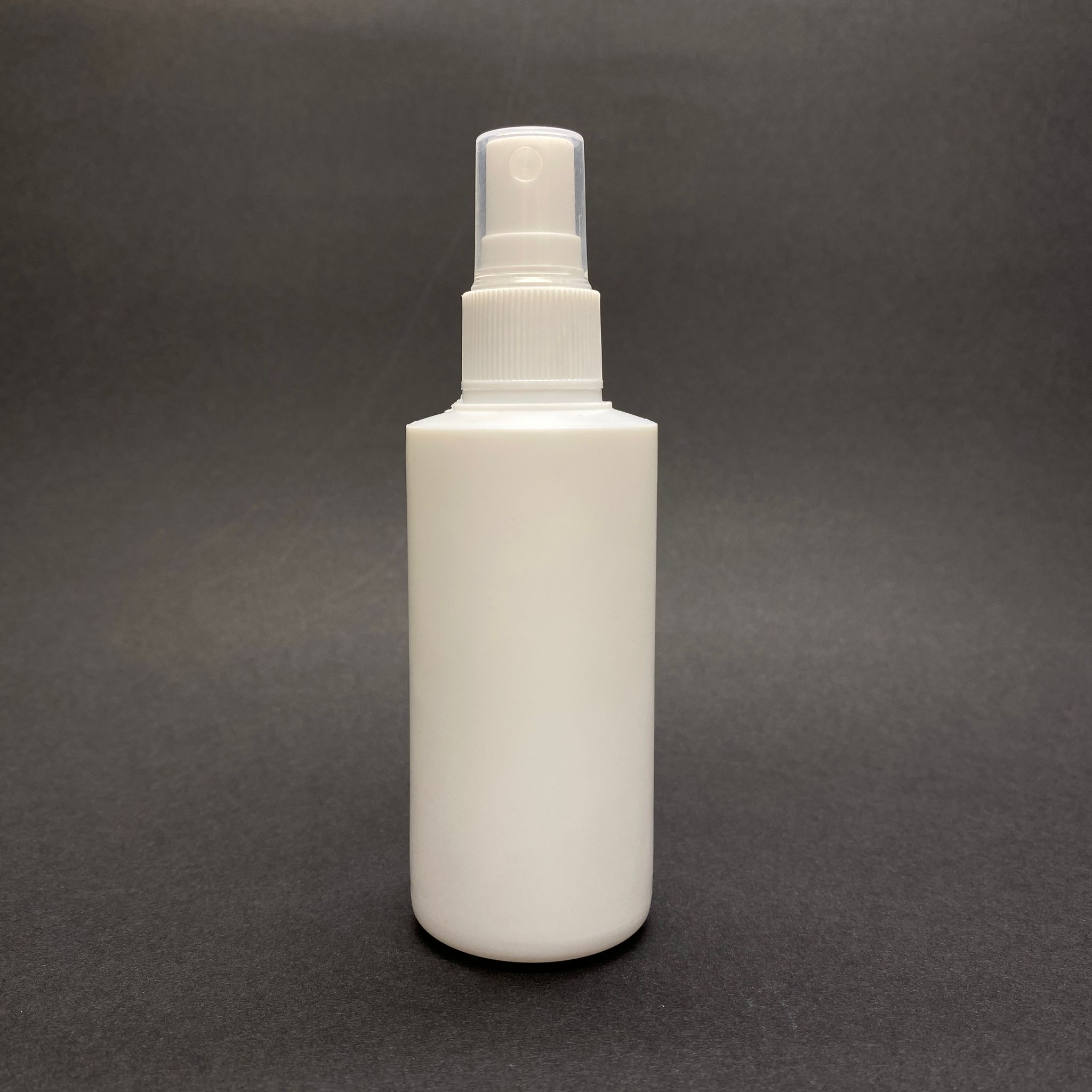 100 Cc Silindir Keskin Küt Model Polietilen Şişe - Beyaz Spreyli - 100 Ml Spreyli Boş Plastik Şişe