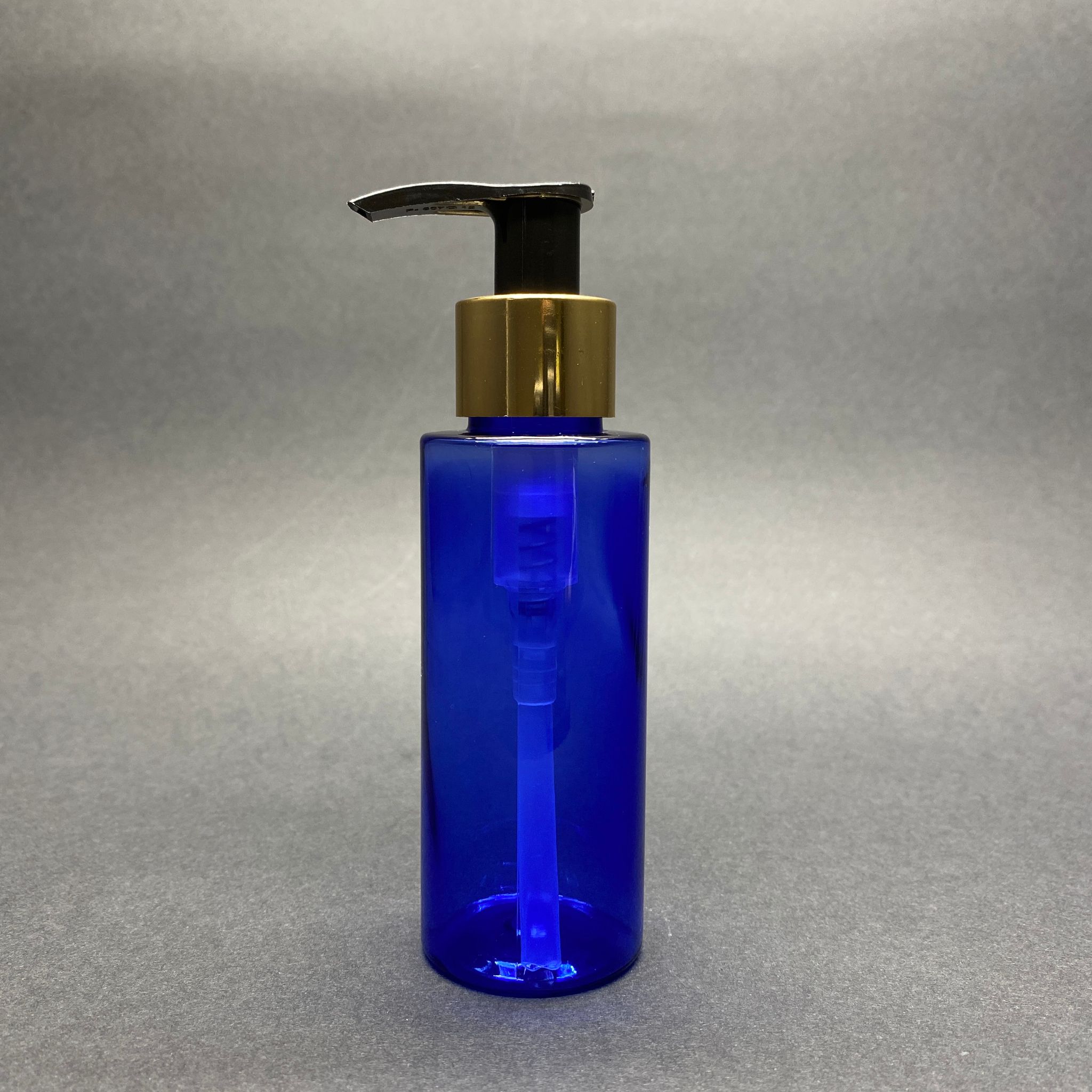 100 Cc Silindir Keskin Küt Model Sert (17 Gr) Pet Şişe - Gold Sıvı Sabun Pompalı - Jel, Peelıng, Serum, Güneş Kremi Gibi Yoğun Kıvamlı Sıvılar İçin- Ağız Çapı 24 Mm - Mavi