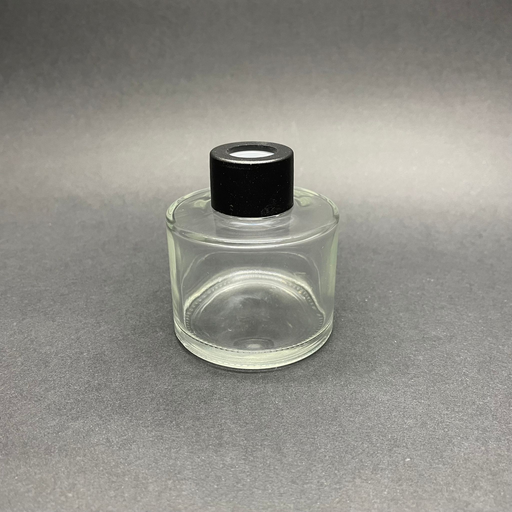 100 Cc Silindir Oval Yuvarlak Model Bambu Cam Bambu Oda Kokusu Şişesi - 100 Ml Bambu Oda Kokusu Şişesi - Difüzör Şişe- Cam Şişe + Siyah Kapak + Tıpa