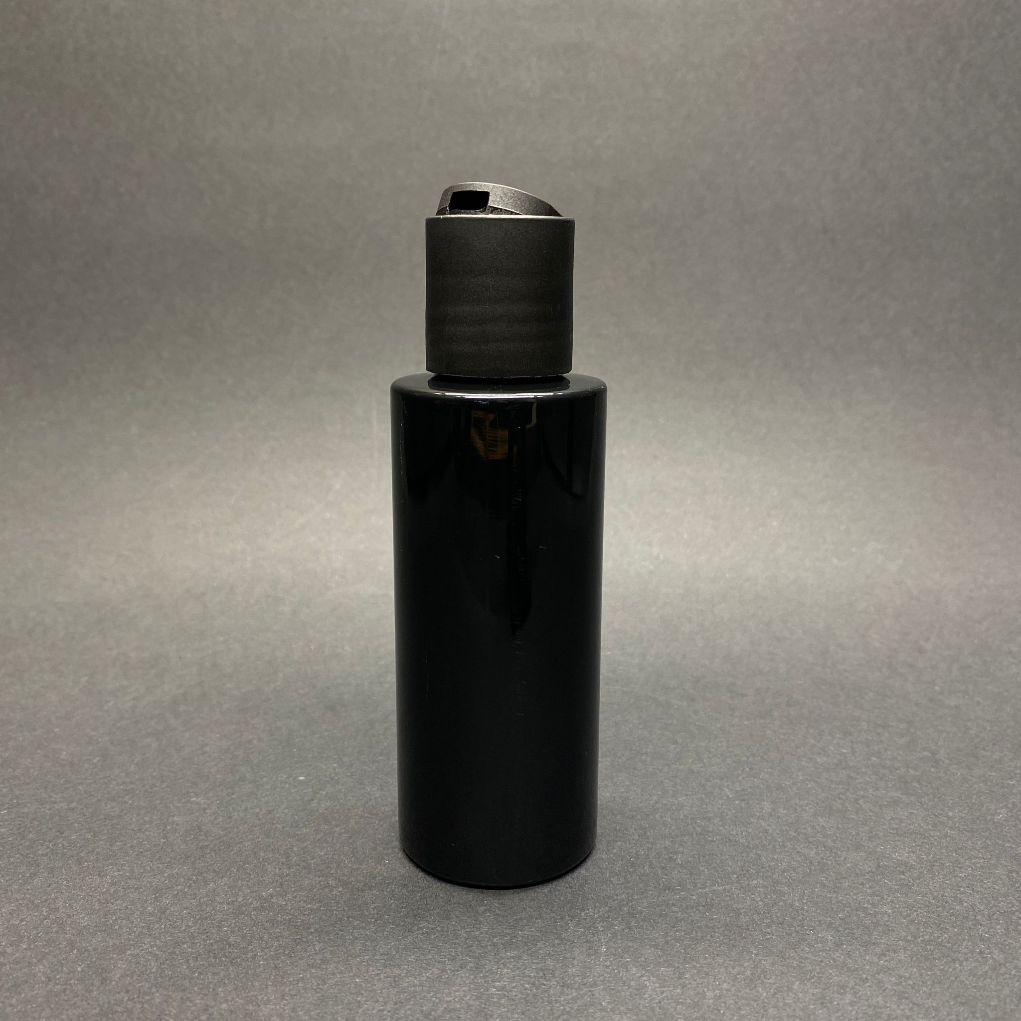 100 Cc Siyah Küt Boyunlu Pet Şampuan Şişesi -  100 Ml Siyah Disktop Şampuan Kapaklı