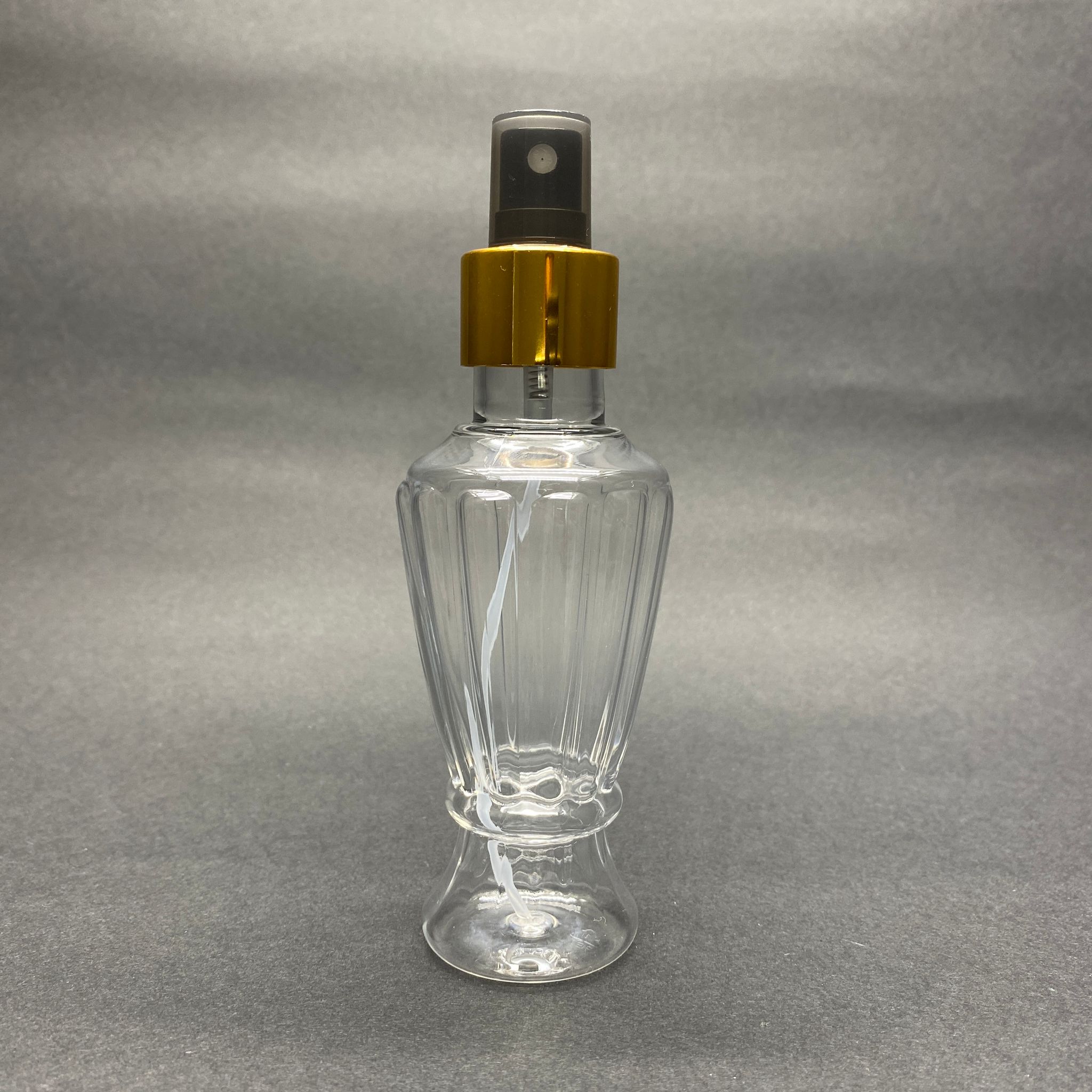 100 Cc Vazo Campet Şişe - Gold Spreyli Takım - 100 Ml Spreyli Kolonya Şişesi