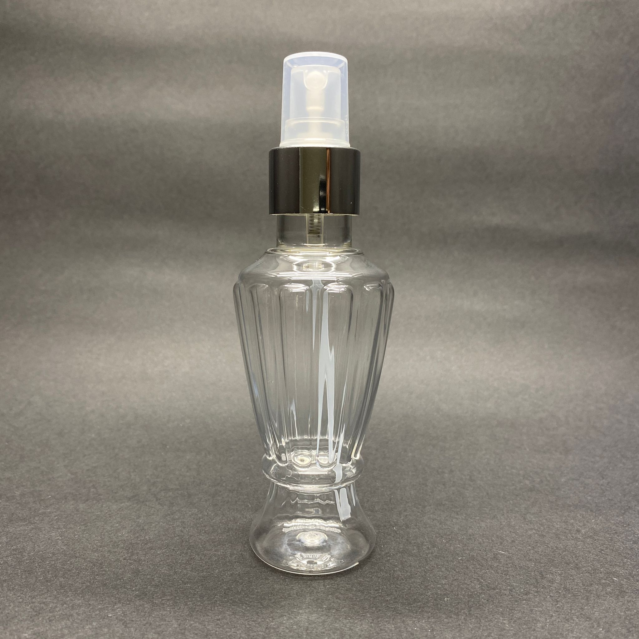 100 Cc Vazo Campet Şişe - Gümüş Spreyli Takım - 100 Ml Spreyli Kolonya Şişesi