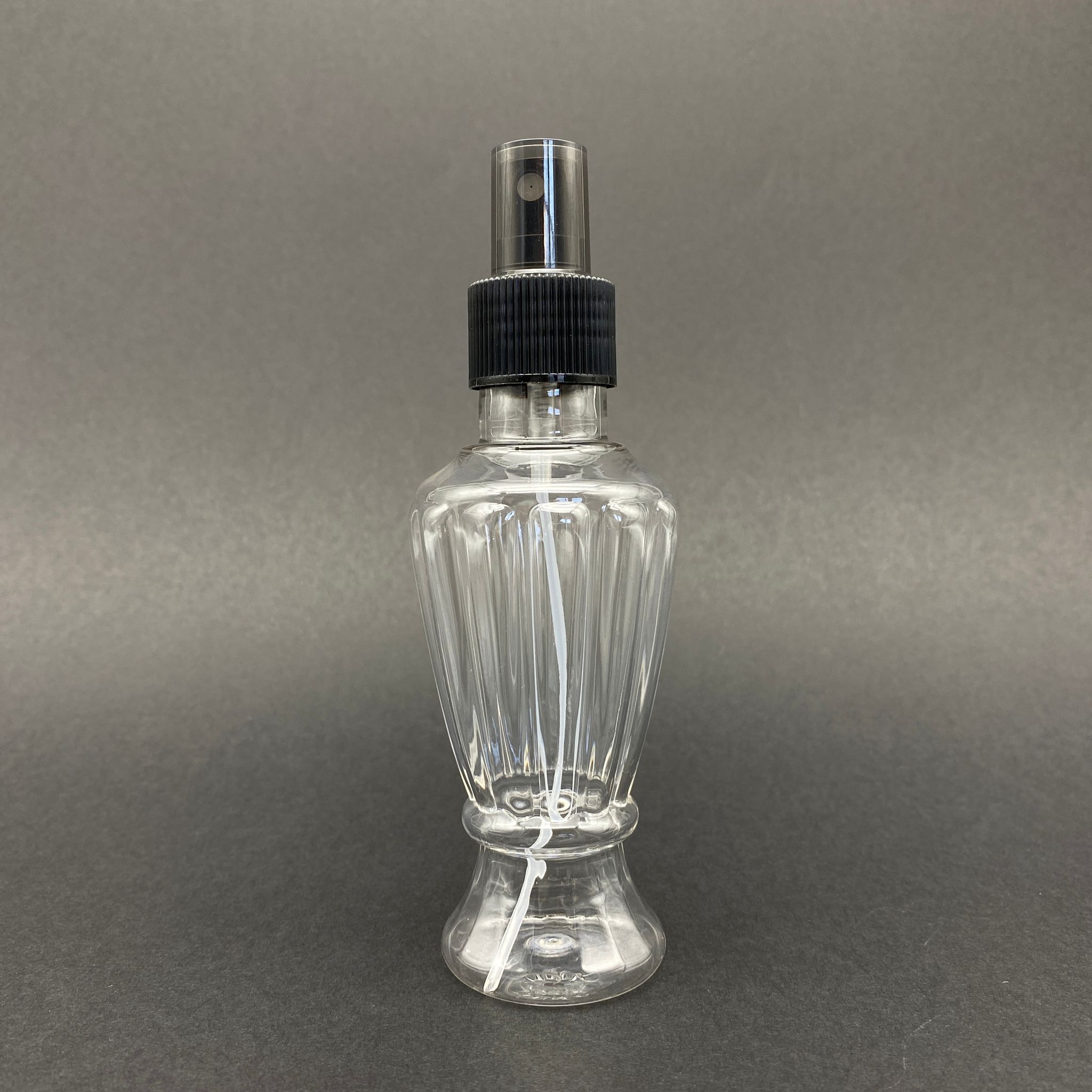 100 Cc Vazo Campet Şişe - Siyah Spreyli Takım - 100 Ml Spreyli Kolonya Şişesi
