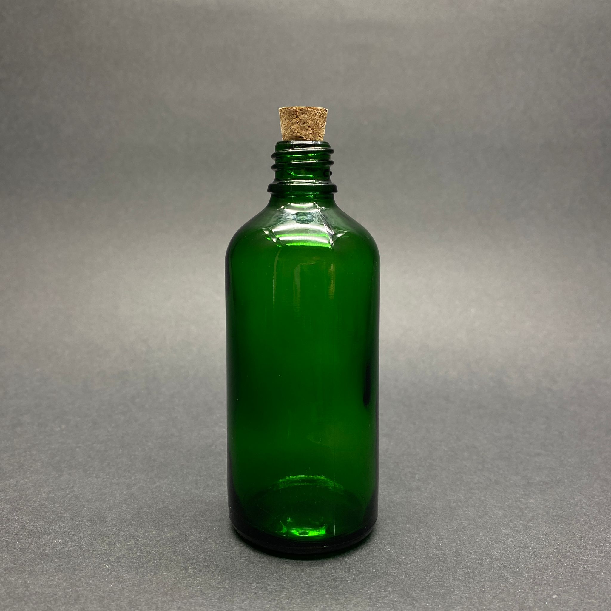 100 Cc Yeşil Cam Şişe - Mantar Tıpalı - 100 Ml Yeşil Mantarlı Cam Şişe