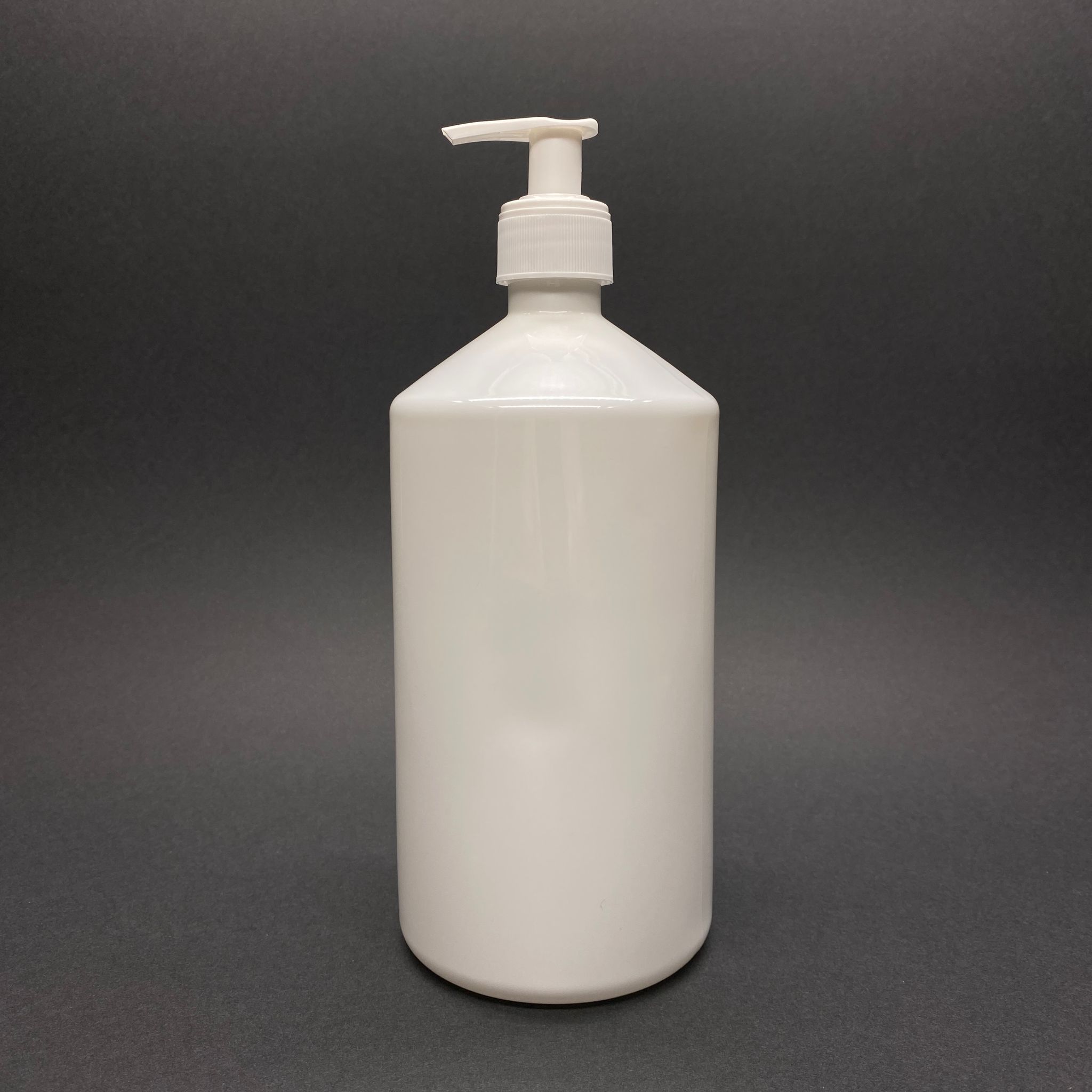 1000 Cc Beyaz Sert Plastik Şişe - Beyaz Pompalı - 1 Litre Beyaz Pet Şişe - Kalın (45 Gr)
