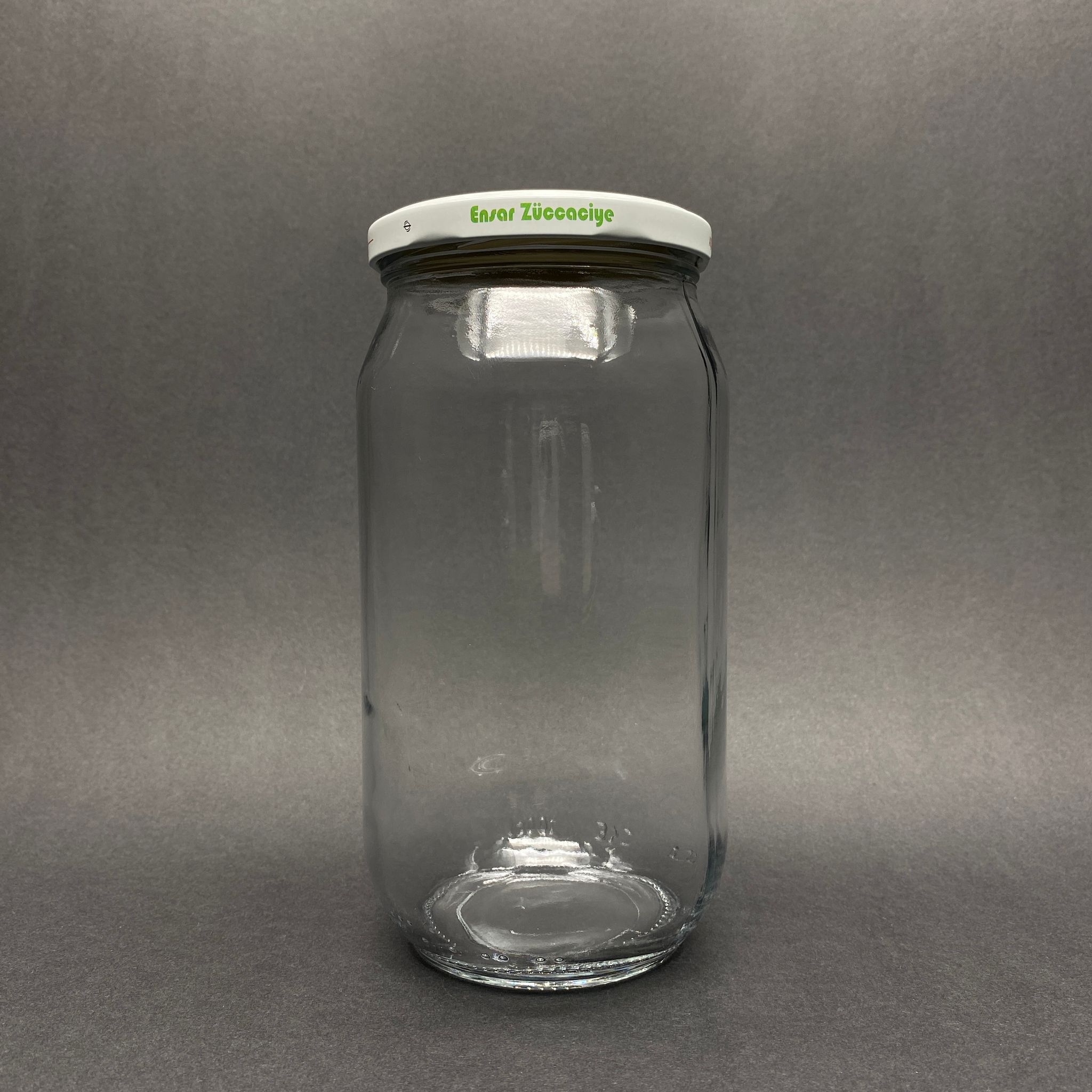 1000 Cc Cam Kavanoz - Sebze Desenli Metal Kapaklı - 1000 Ml Cam Konserve Kavanozu - Litrelik Kavanoz - Paşabahçe
