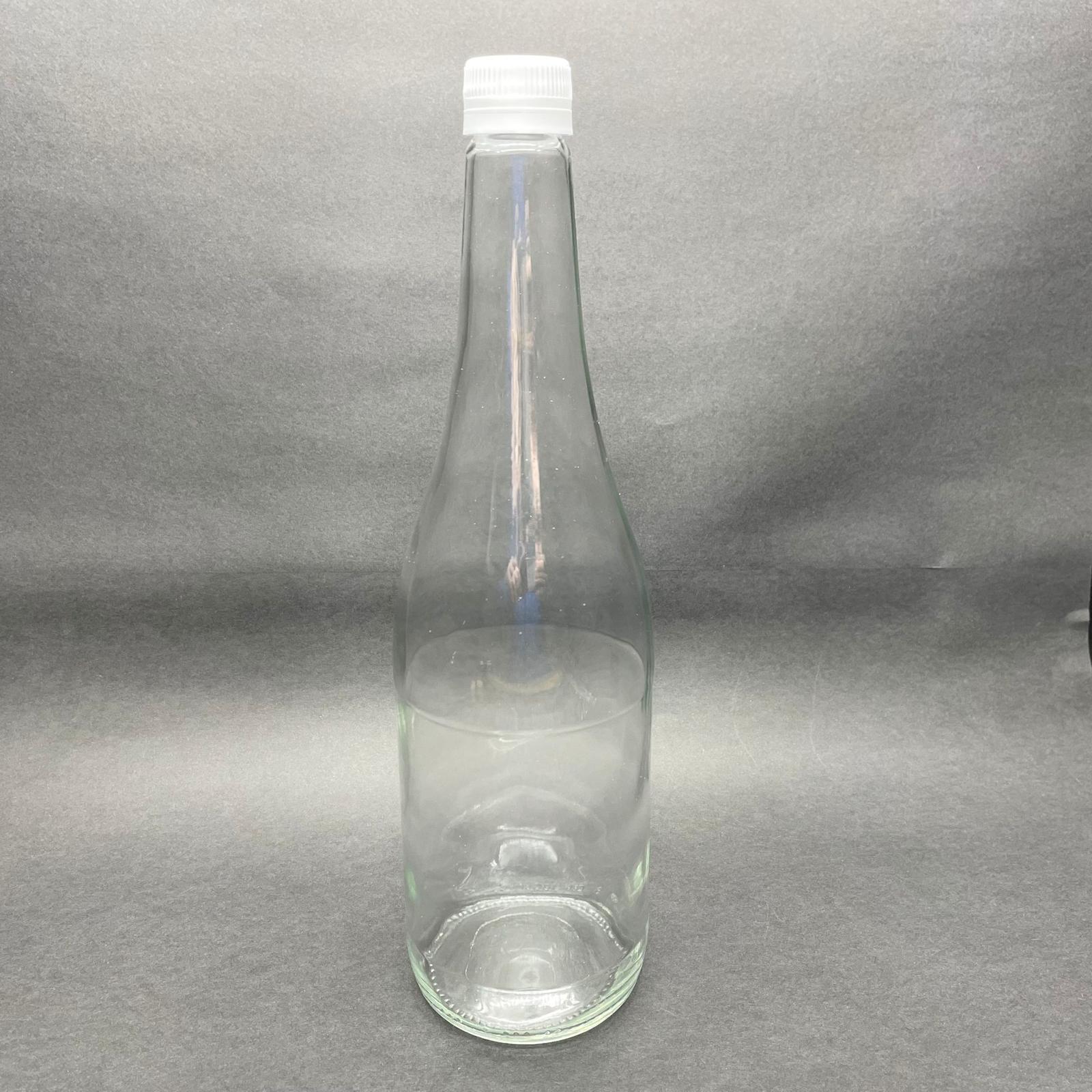 1000 Cc Cam Şerbet Şişesi - Beyaz Kilitli Kapaklı - 1 Litre Cam Şişe - 1000 Ml Kapaklı Cam Şişe - Şişecam Kodu: 418699