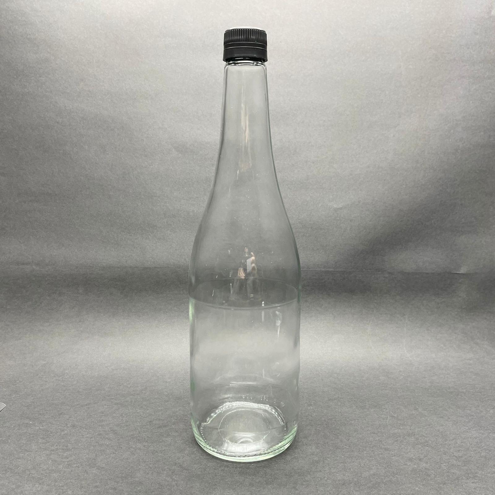 1000 Cc Cam Şerbet Şişesi - Siyah Kilitli Kapaklı - 1 Litre Cam Şişe - 1000 Ml Kapaklı Cam Şişe - Şişecam Ürün Kodu: 418699