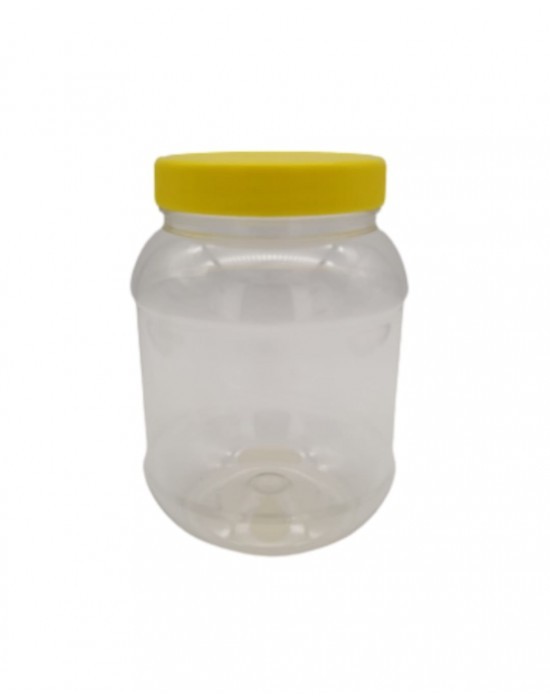 1000 Cc Domby Standart Pet Kavanoz - Kapaklı - Plastik Kavanoz - Sızdırmaz - 1 Litre Plastik Kavanoz - Turşu Ve Zeytin Kurumunda Kullanılabilir