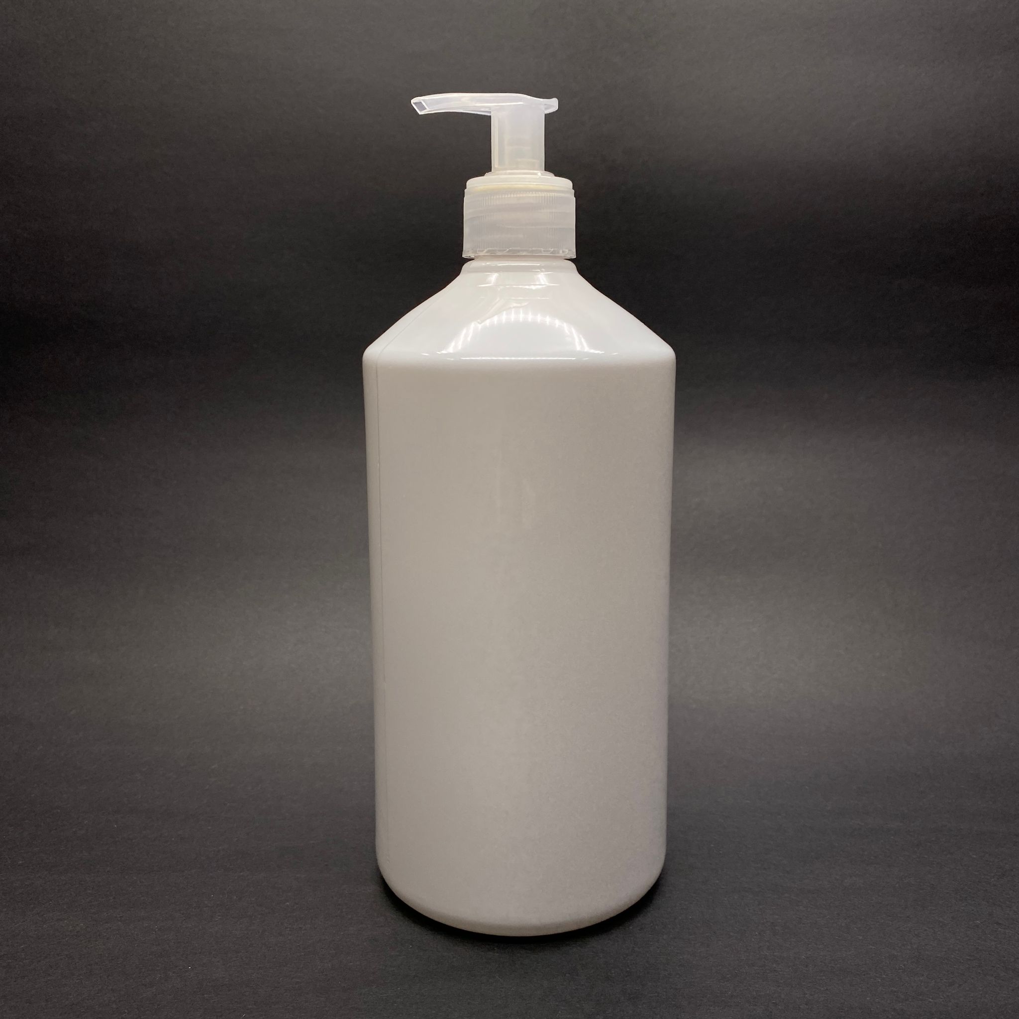 1000 Cc Düz Model Küt Boyunlu  Beyaz Pet Şişe - Sıvı Sabun Pompalı  - 1000 Ml Düz Sade Pet Şişe