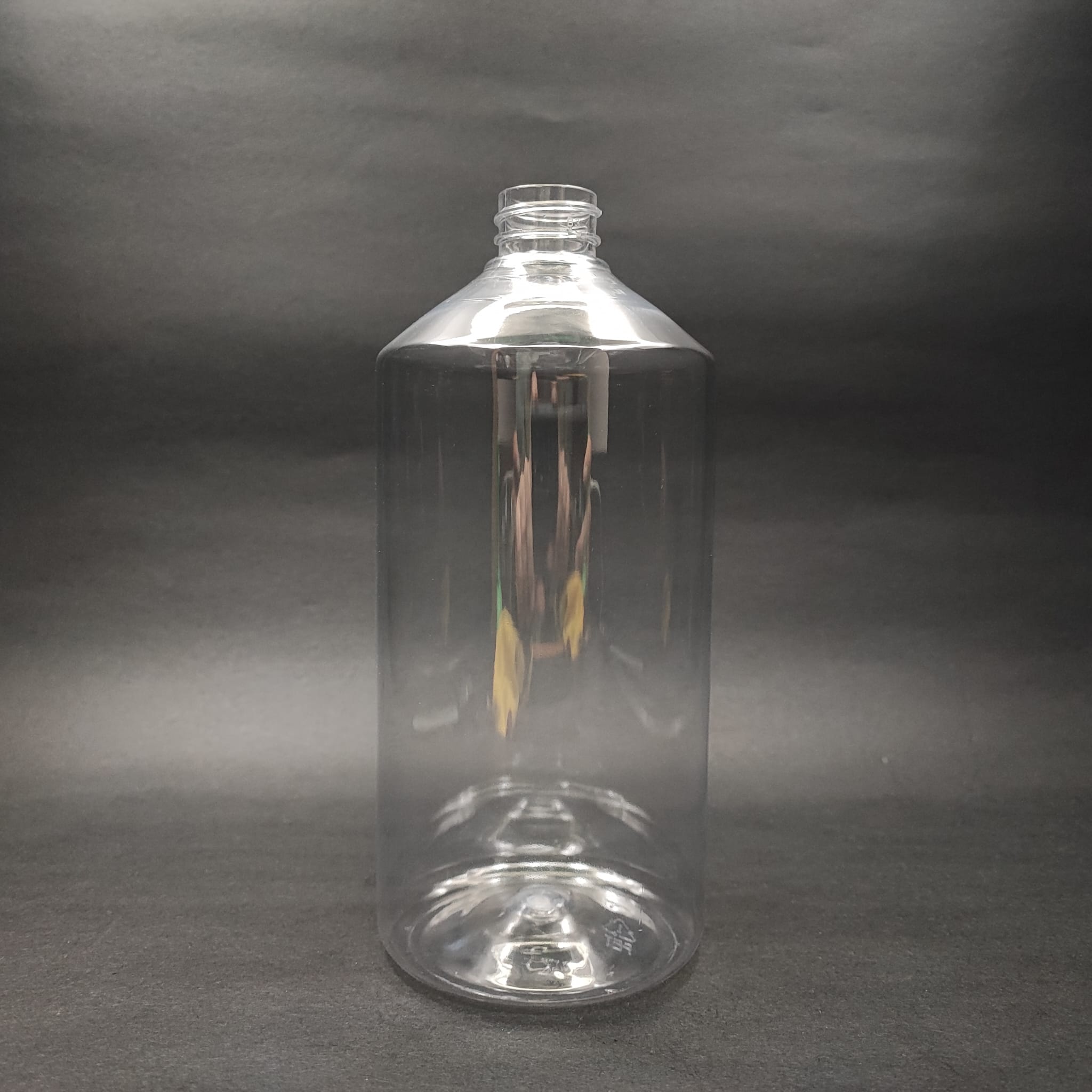 1000 Cc Düz Model Pet Şişe Küt Boyunlu  (28 Ağız) - 1 Litre Pet Şişe - Kapaksız