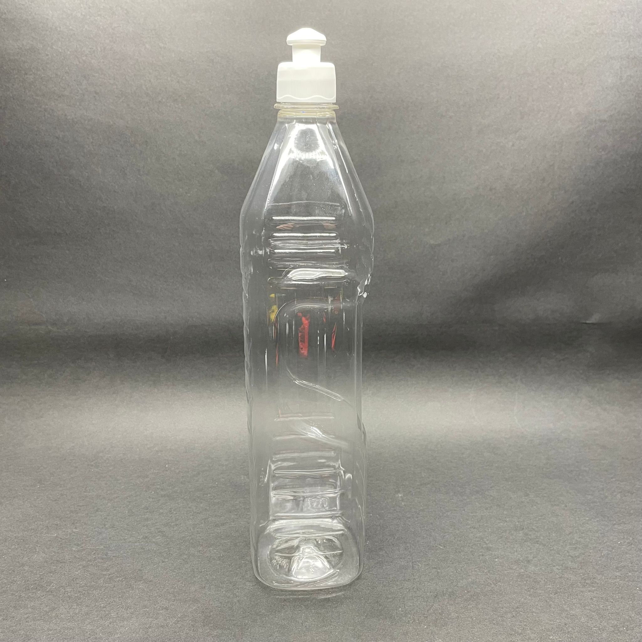 1000 Cc Köşeli Pet Şişe - Beyaz Akıtıcılı Push-Pull Kapaklı - 1 Litre Boş Pet Şişe - Açılır Kapanır Kapaklı - Nar Ekşisi, Sirke, Limon Vs İçin Boş Pet Şişe