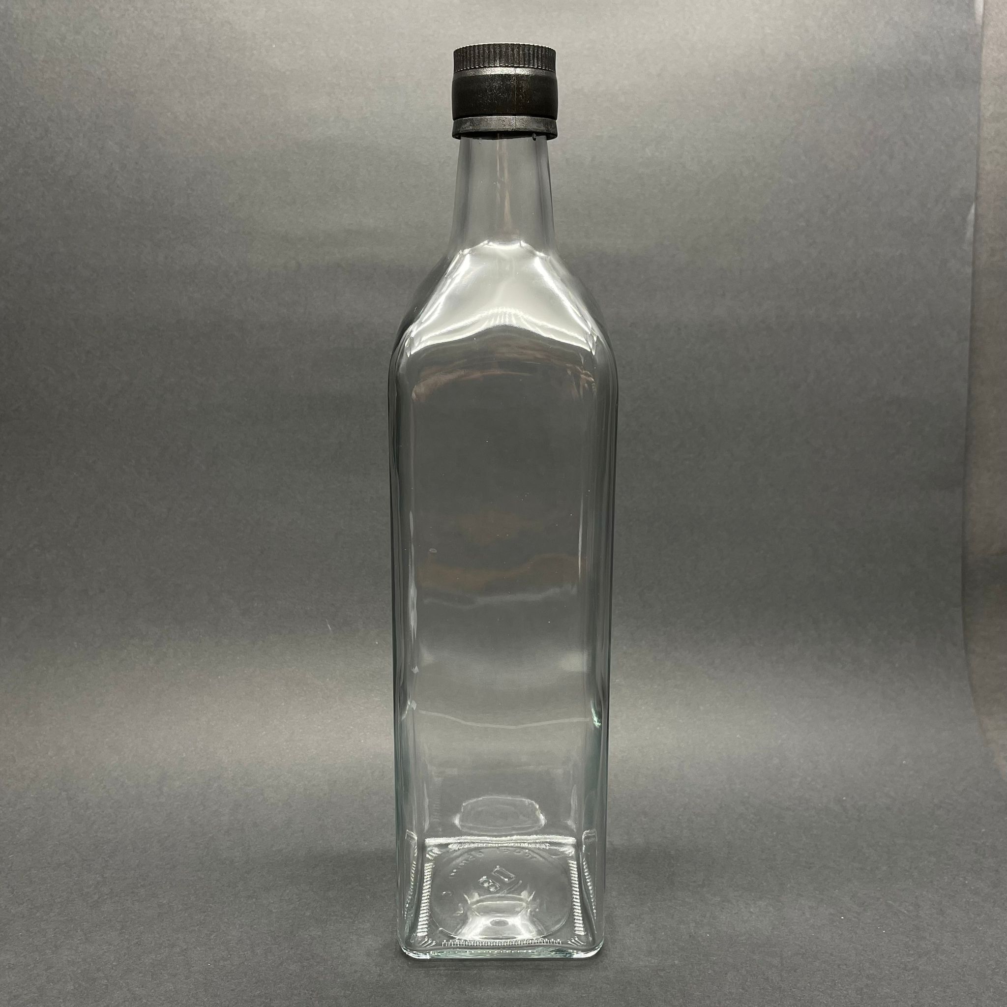 1000 Cc Maraska Cam Şişe - Siyah Bilyeli Kilitli Plastik Kapaklı - 1 Litre Köşeli Yağ Şişesi - Sirke Şişesi  - 1 Lt Yağ Şişesi - Sıvıyı Kontrollü Akıtmayı Sağlar