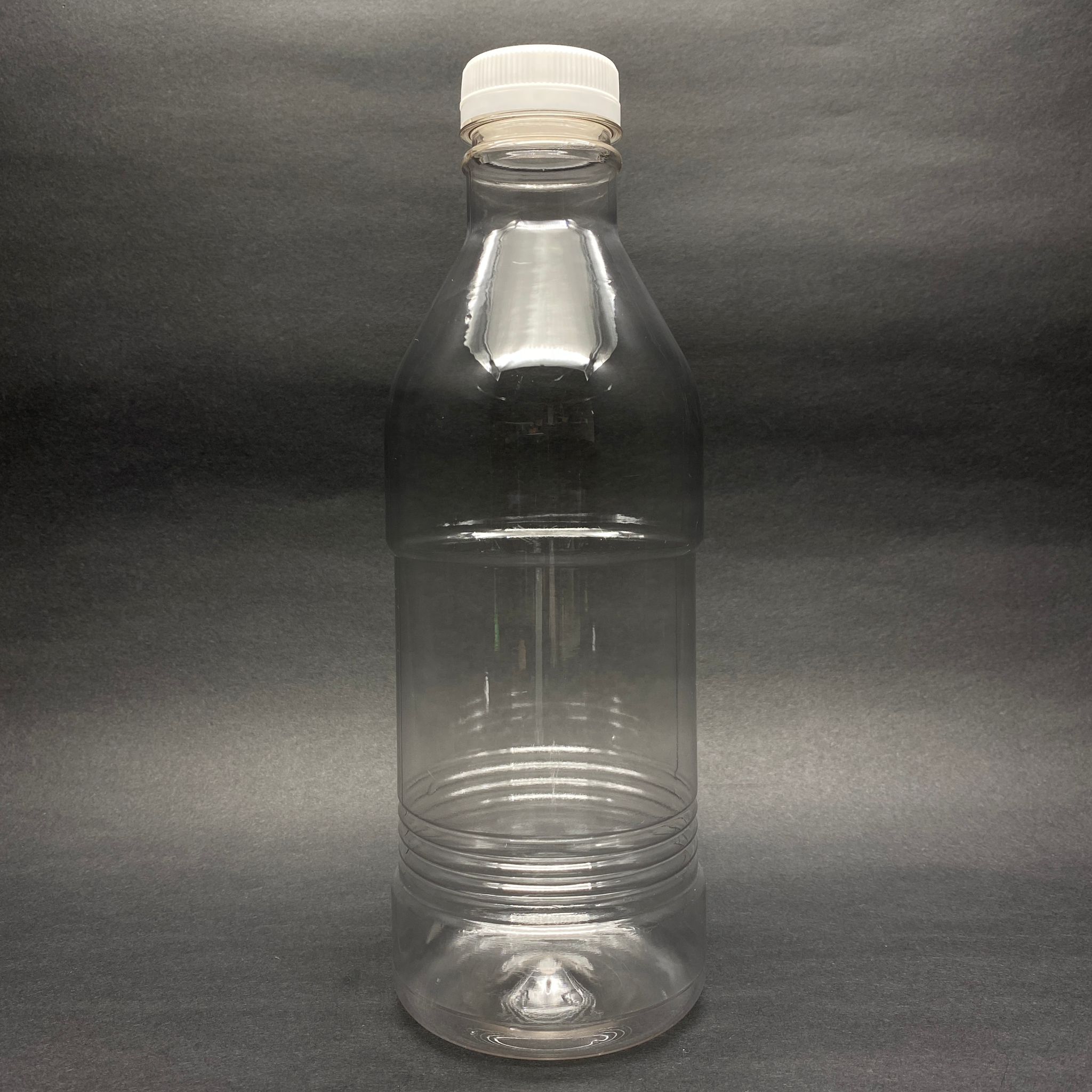 1000 Cc Pet Mare Şişe - Beyaz Kilitli Kapaklı - 1 Litre Geniş Ağızlı Tahin Pekmez Şişesi