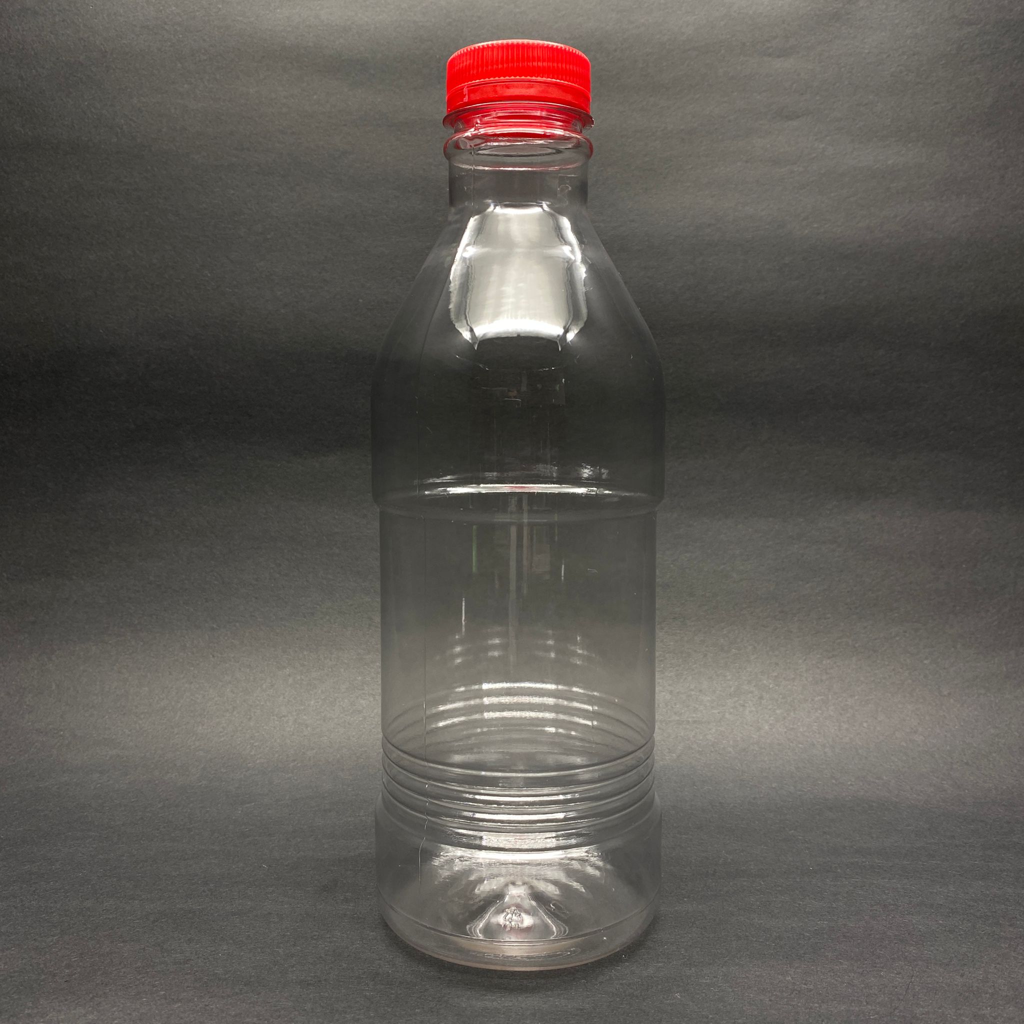 1000 Cc Pet Mare Şişe - Kırmızı Kilitli Kapaklı - 1 Litre Geniş Ağızlı Tahin Pekmez Şişesi