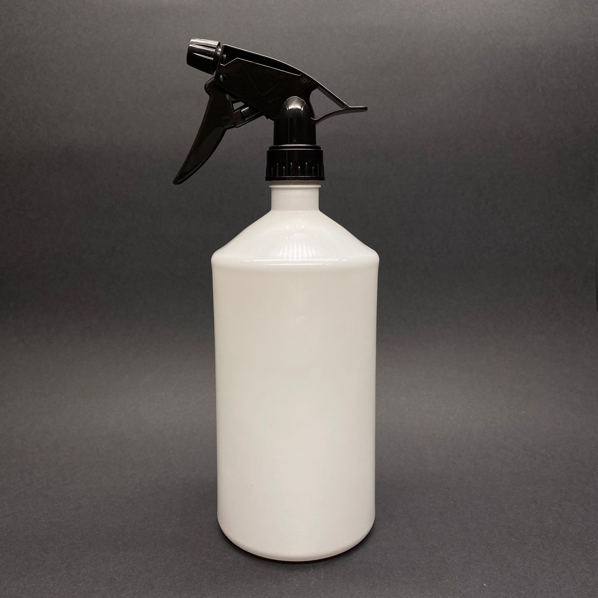 1000 Cc Pet Oto Temizlik Şişesi (Beyaz) - Dozajlı Kimyasala Dayanıklı Triger Spreyli  - 1 Lt Boş Spreyli Plastik Şişe
