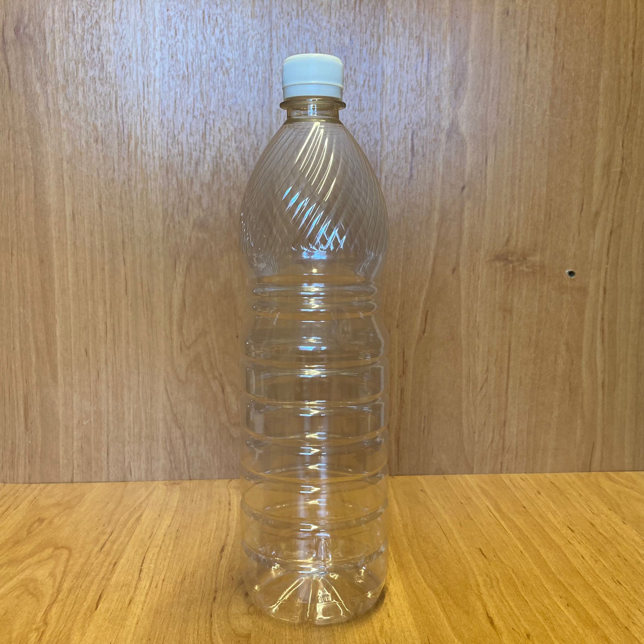 1000 Cc Pet Şişe - Beyaz Kilitli Kapaklı - 1 Litre Plastik Şişe