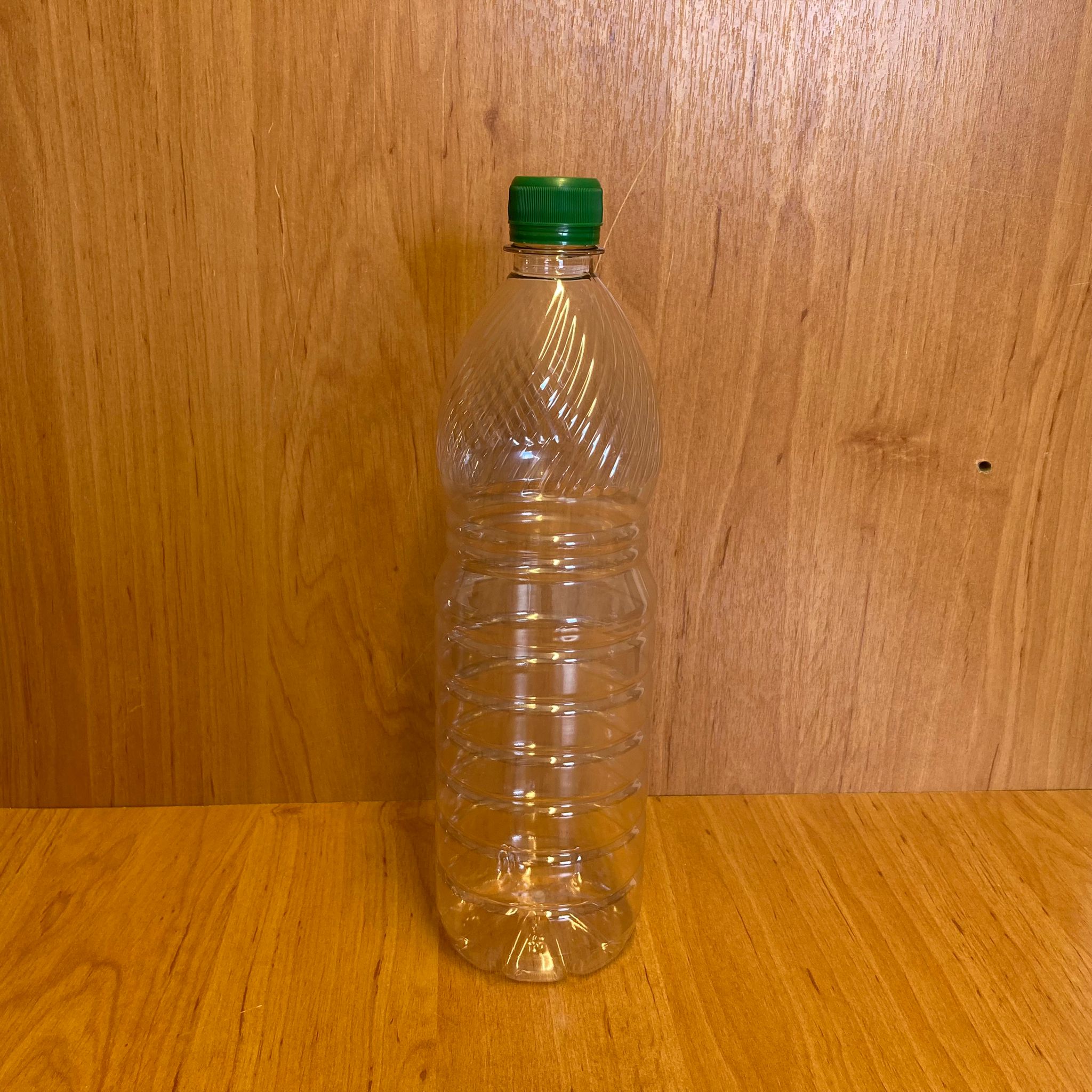 1000 Cc Pet Şişe - Yeşil Kilitli Kapaklı - 1 Litre Plastik Şişe