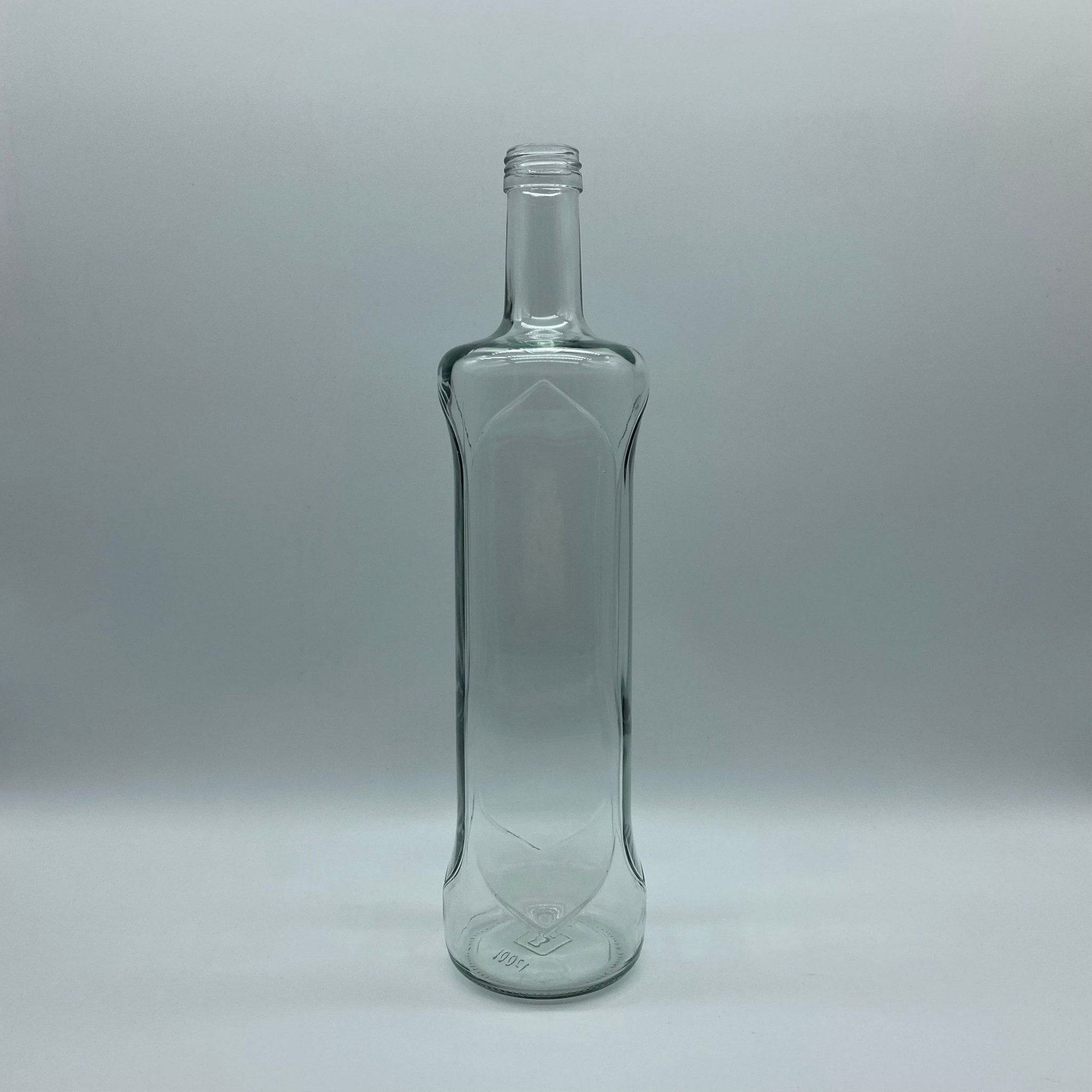 1000 Cc Şeffaf Cam Dorika Şişe Kapaksız (31 Ağız Vidalı) - 1000 Ml Dorika Şişe