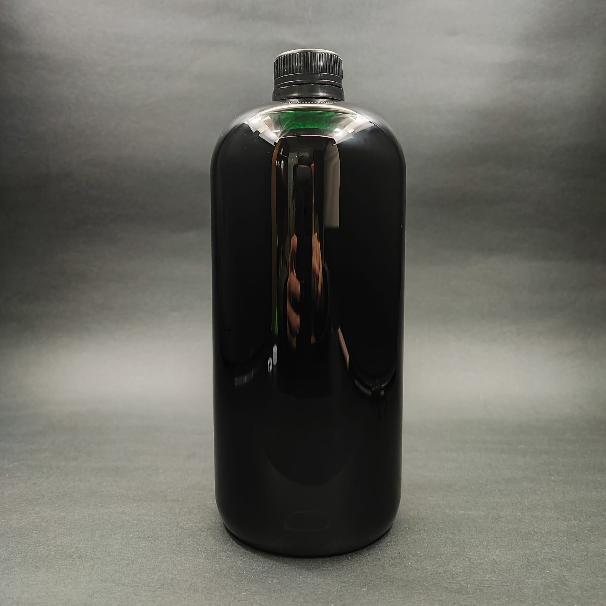 1000 Cc Siyah Plastik Şişe - Siyah Kilitli Contalı Kapaklı - 1000 Ml Siyah Boş Pet Şişe