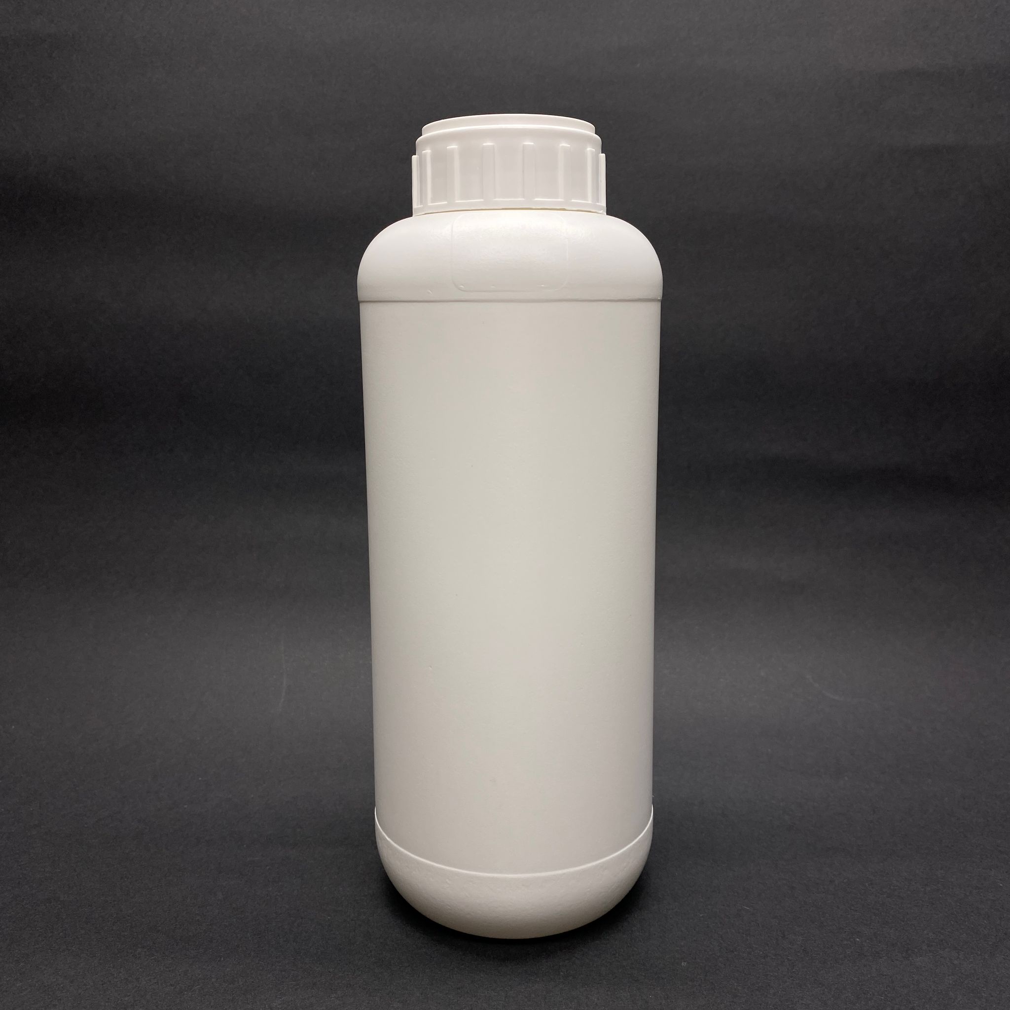 1000 Cc Tarım Şişesi - Beyaz - Alüminyum Contalı Beyaz Kapaklı - 1 Litre Geniş Ağızlı Kalın Polietien Şişe - Zirai İlaç Şişesi