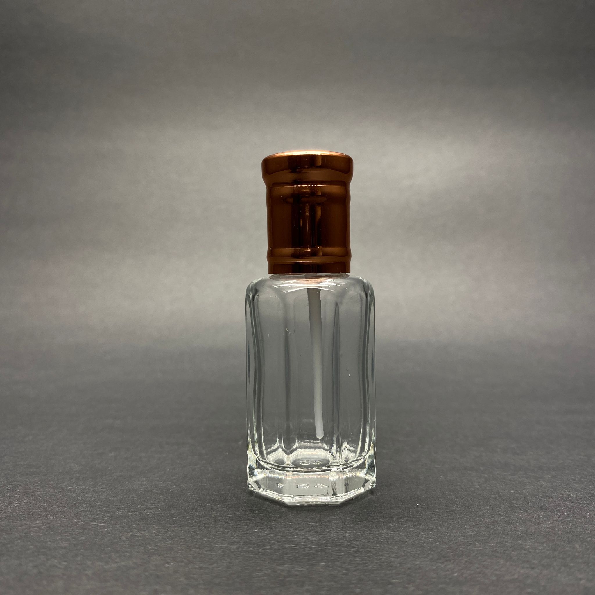 12 Cc Çubuklu Esans Şişesi -  Hacı Misi , Aromatik Yağ , Koku , Parfüm İçin Sürülebilir 12 Ml Cam Şişe - Bronz Renk Kapaklı