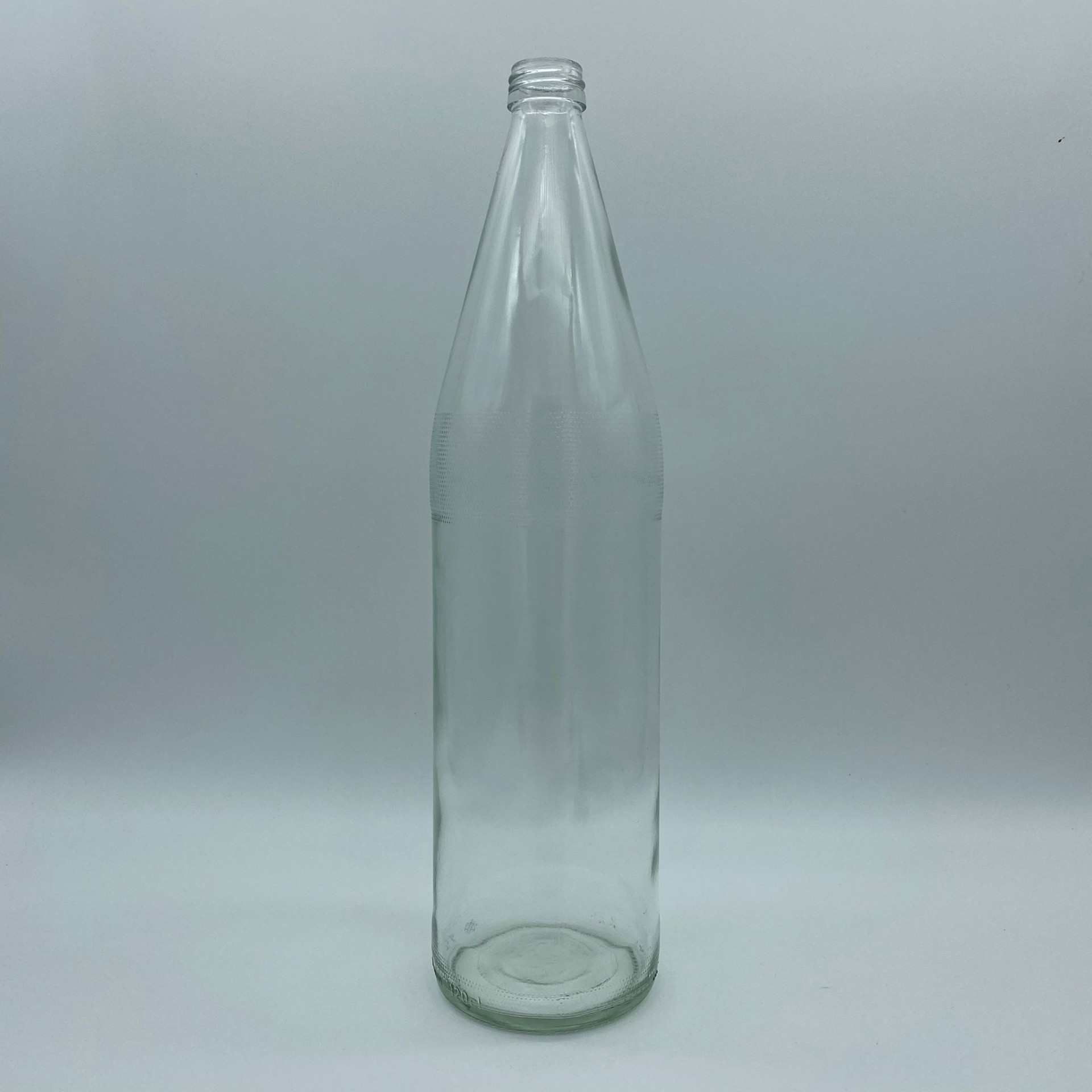 1200 Cc Şeffaf Cam Şişe Kapaksız (28 Ağız) - 1200 Ml Cam Şişe