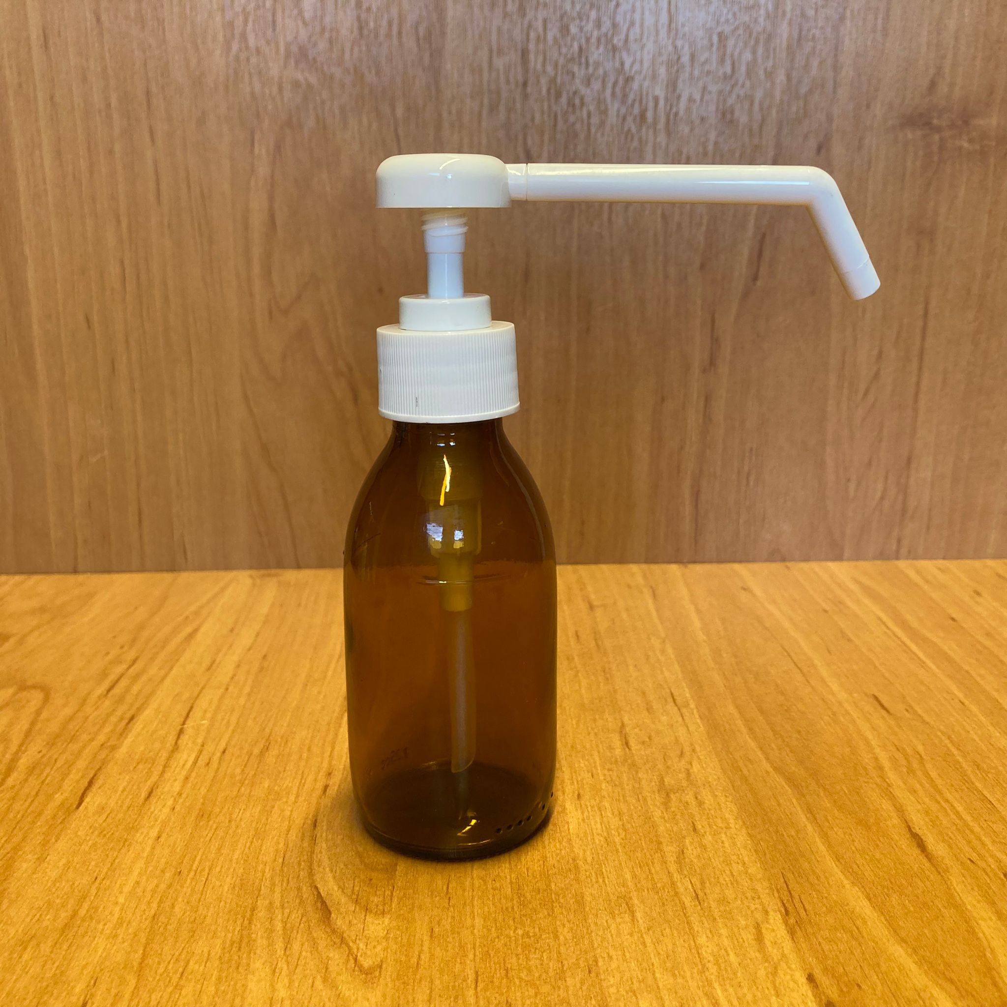 125 Cc Amber Cam Şişe - Beyaz Dispansiyer Sprey Püskürtücülü - 125 Ml Kahverengi Spreyli Şişe