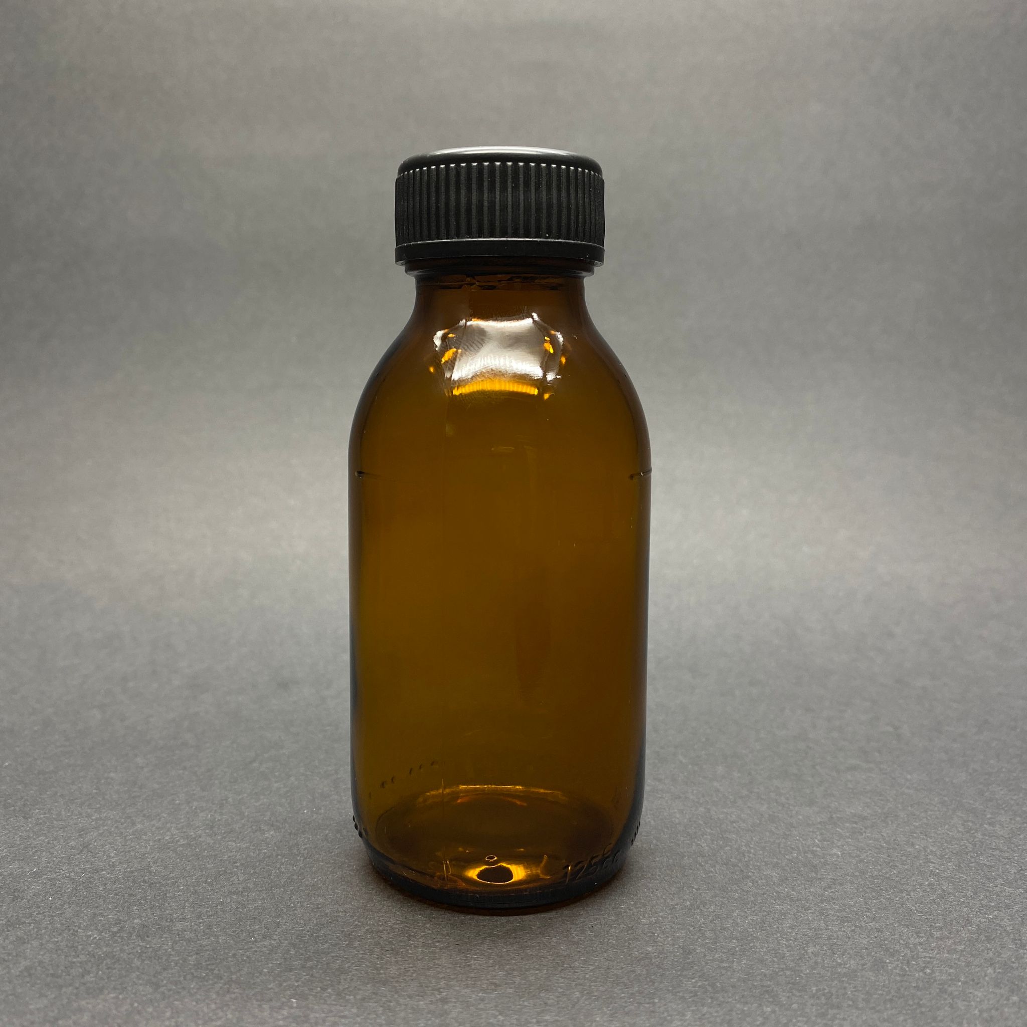 125 Cc Amber Cam Şişesi - Siyah Contalı Kapaklı - Ağız Çapı 31 Mm - 125 Ml Kahverengi Geniş Ağızlı Cam Şişe