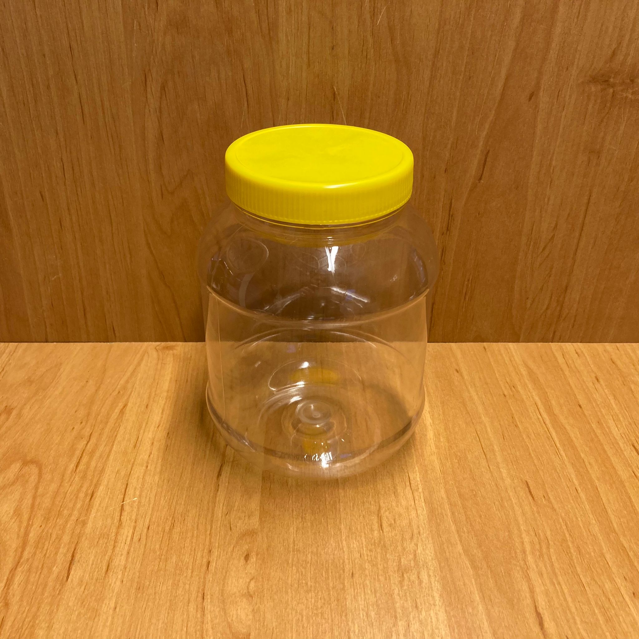 1300 Cc Domby Standart Pet Kavanoz - Kapaklı - Plastik Kavanoz - Sızdırmaz - 1,3 Litre Plastik Kavanoz - Turşu Ve Zeytin Kurumunda Kullanılabilir