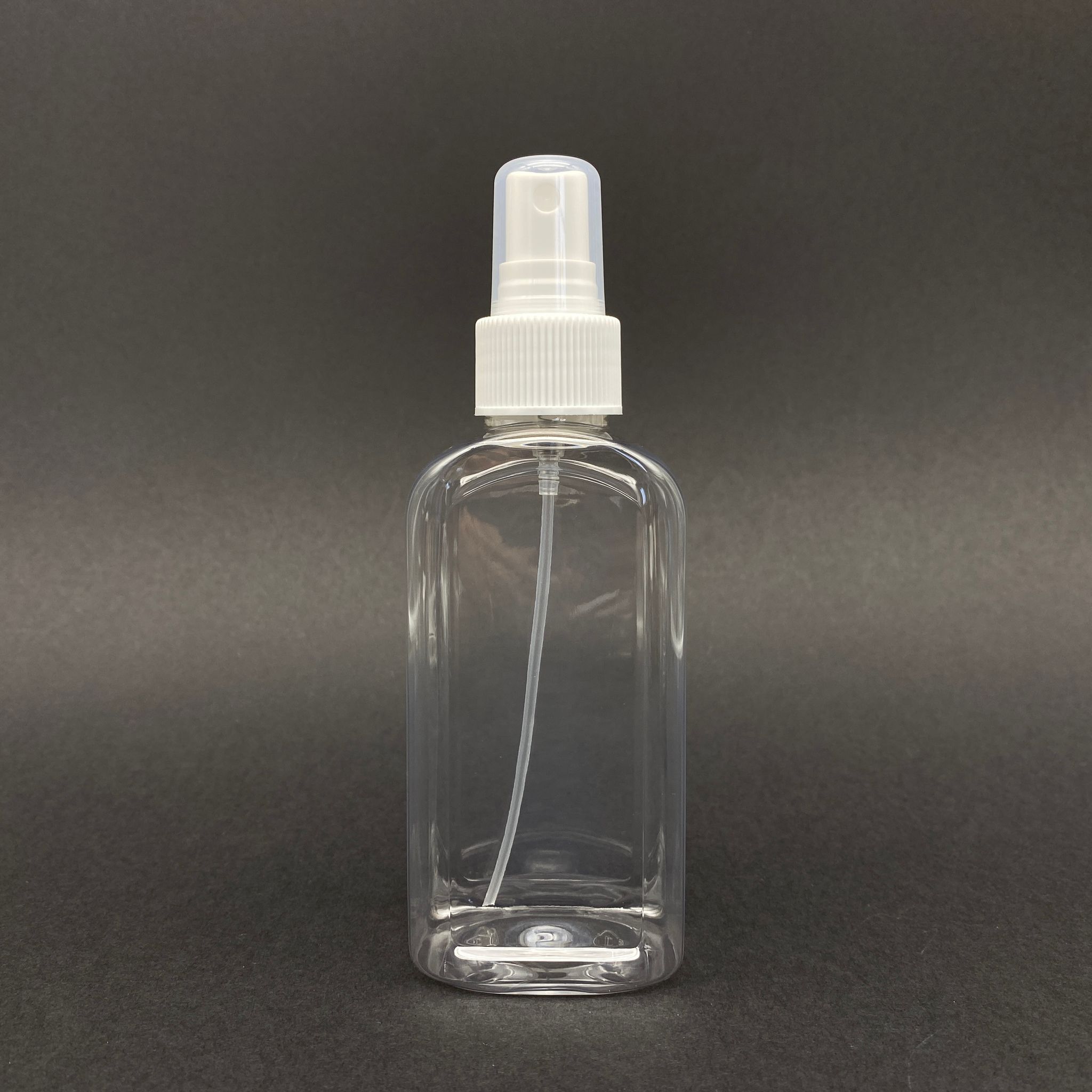 140 Cc Yassı Şişe - Beyaz Spreyli - 140 Ml Yassı Plastik Fısfıslı Şişe