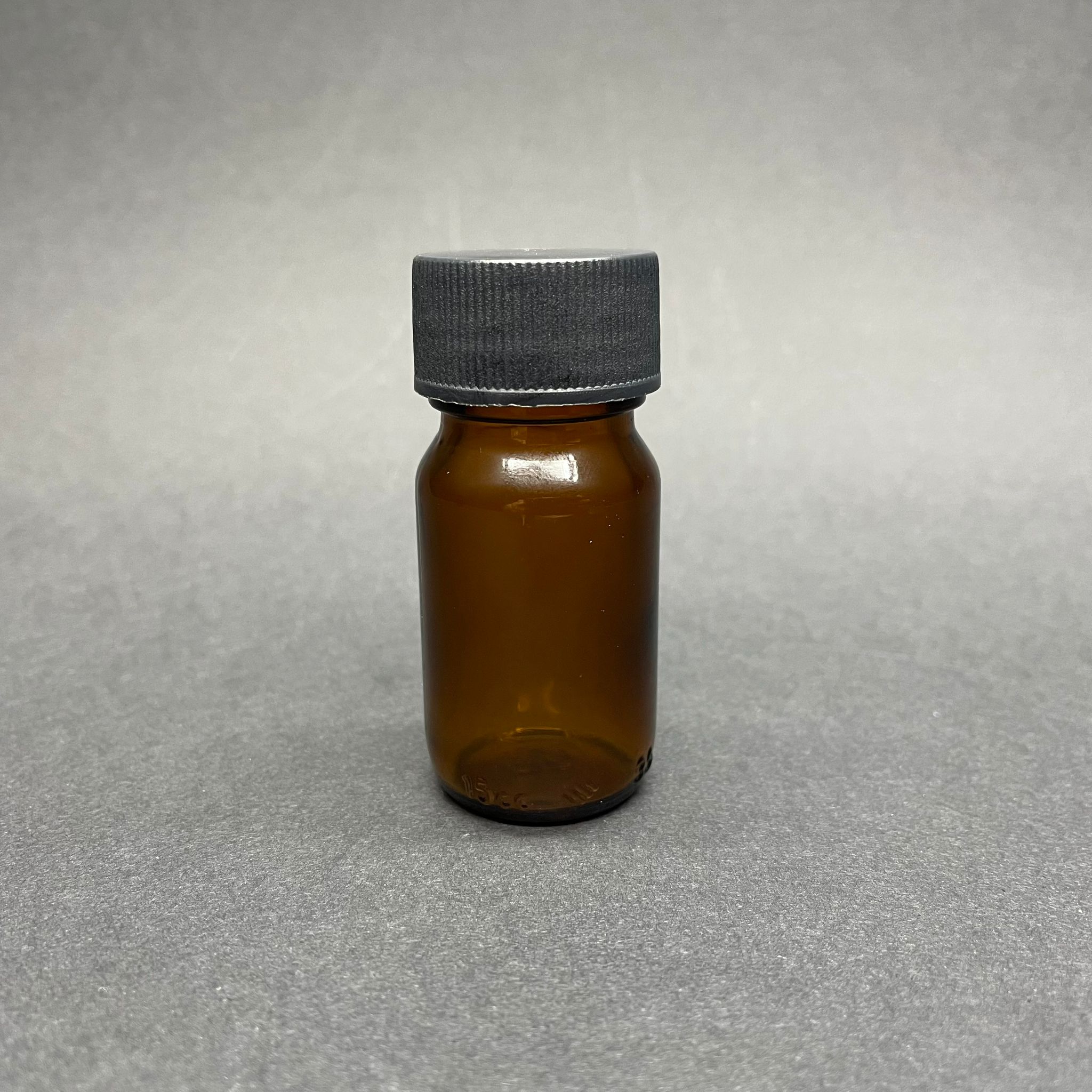 15 Cc Amber Cam Şişe Siyah Contalı Kapaklı (25 Ağız) - 15 Ml Ecza Şişesi